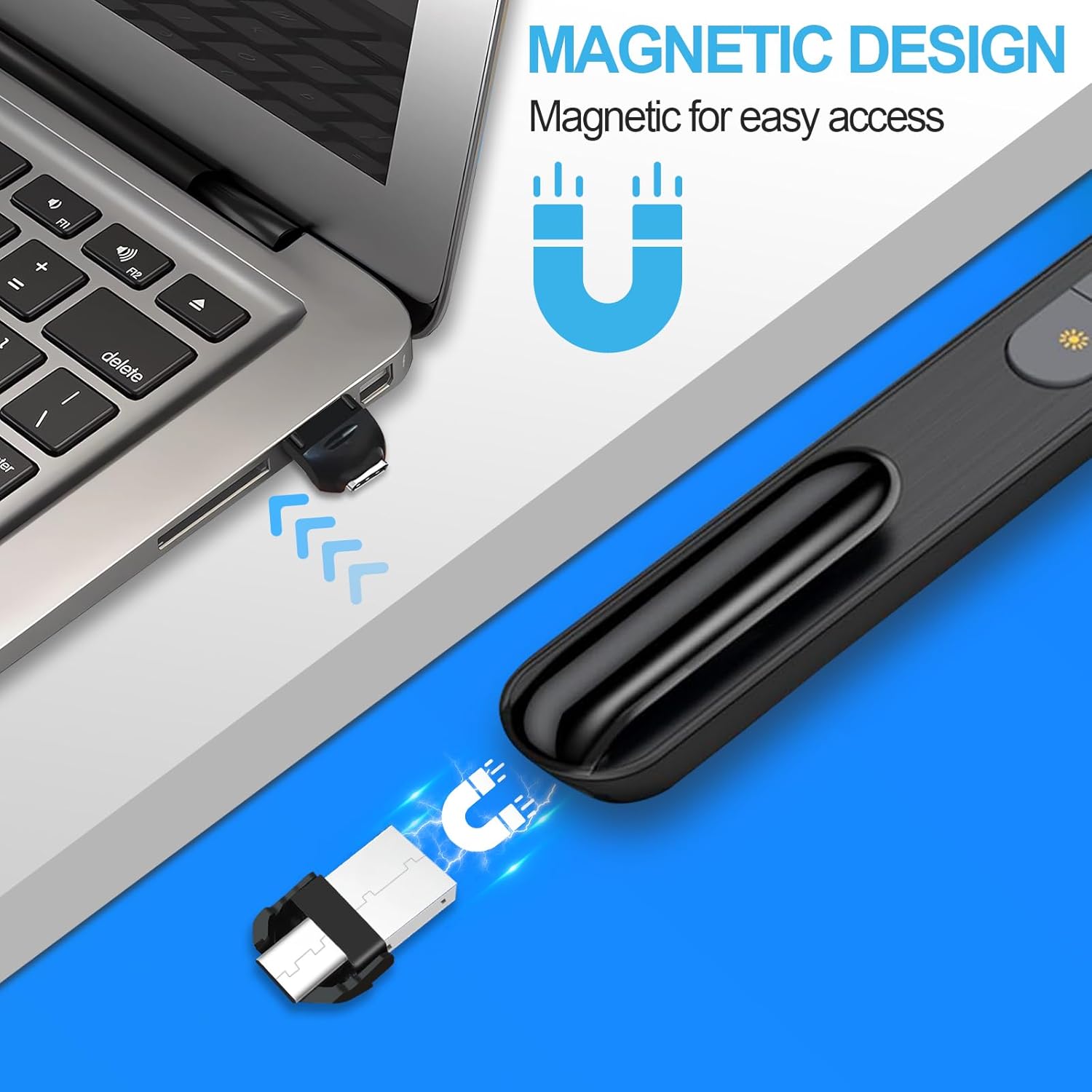 Thumbnail 6 de 2-in-1 USB Type-C Presentation Clicker 328 ft