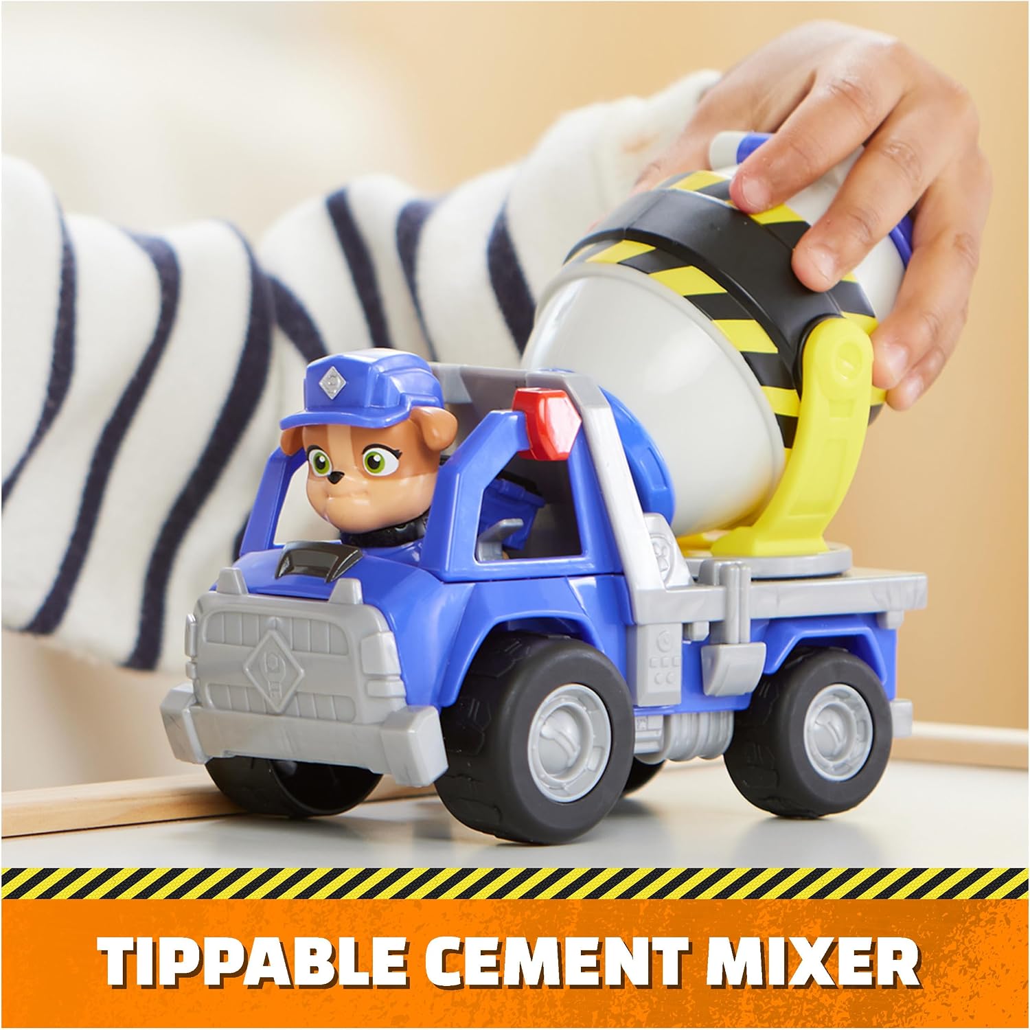 Detalle 1 de Rubble & Crew Pack camión hormigonera y figura 6066540