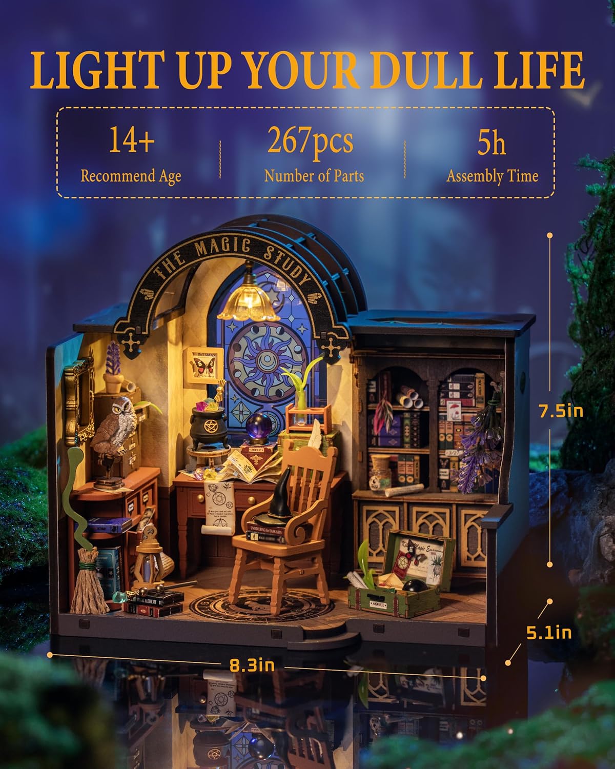 Thumbnail 4 de Rolife Magic Study Miniatura Kit 21x13x19 cm