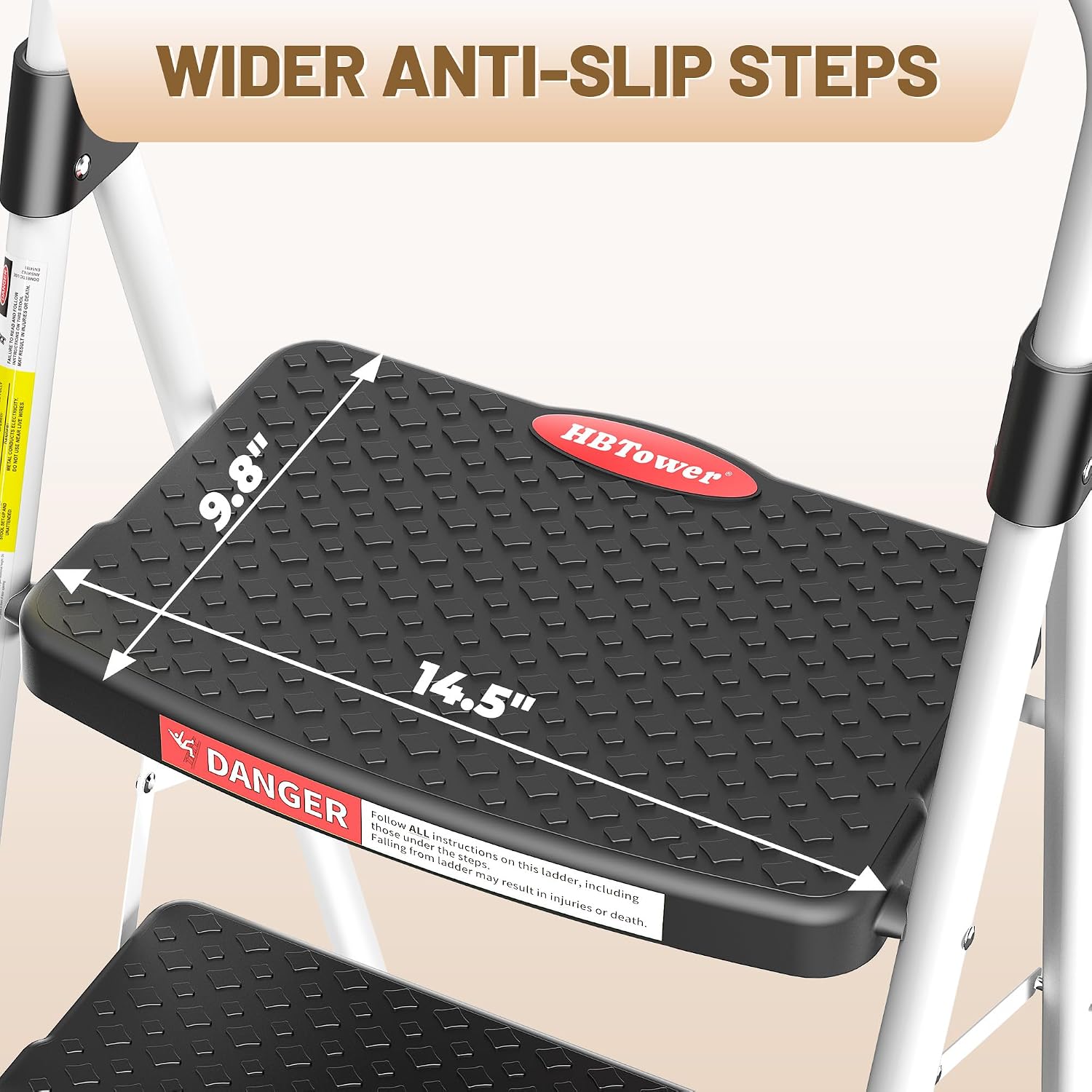 Detalle de HBTower 3-Step Ladder