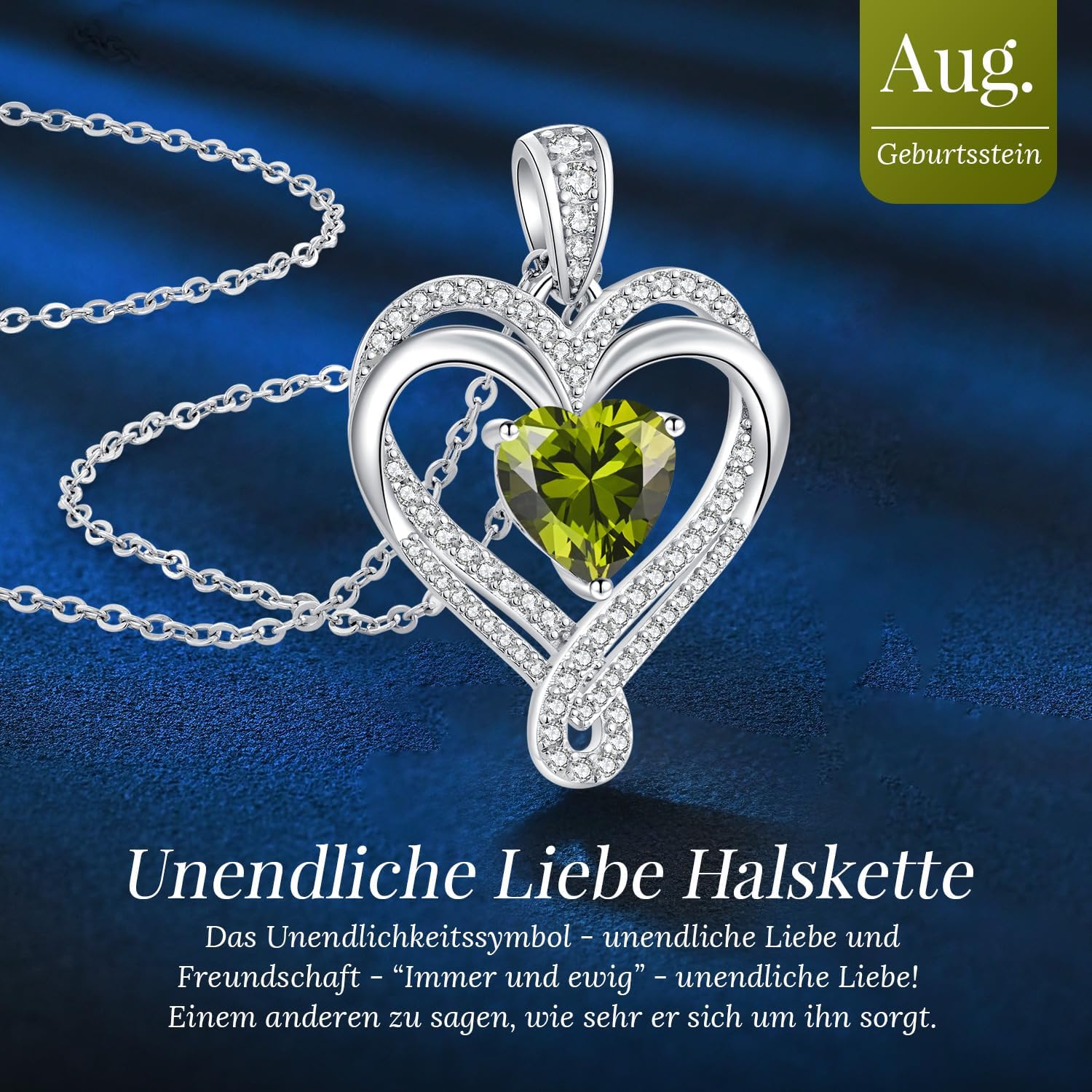 Detalle de LOUISA SECRET Kette Unendlichkeit 45 cm