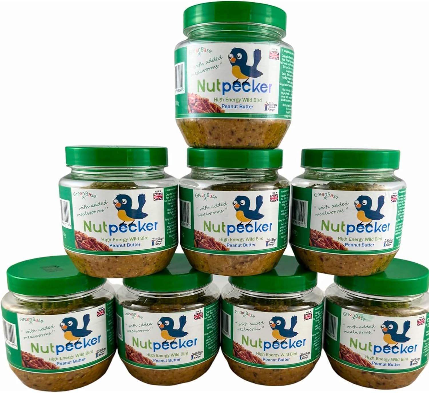 Thumbnail 6 de Grumpy Gardener NutPecker Peanut Butter Bird Food 8×330g 🐦
