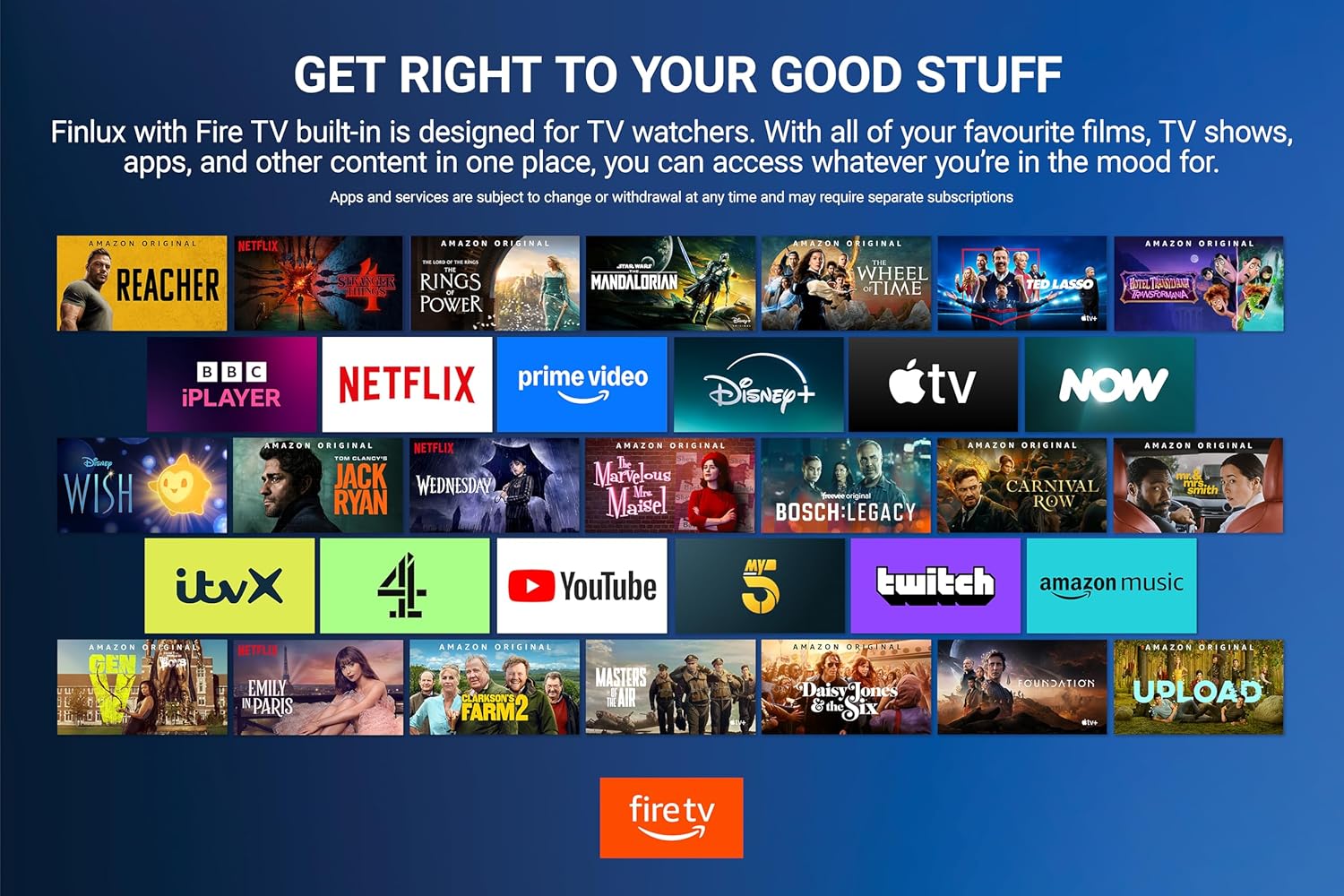 Thumbnail 2 de Finlux MH24F 32 inch HD Ready Smart TV with Fire TV, HDR10 and Dolby/DTS Audio