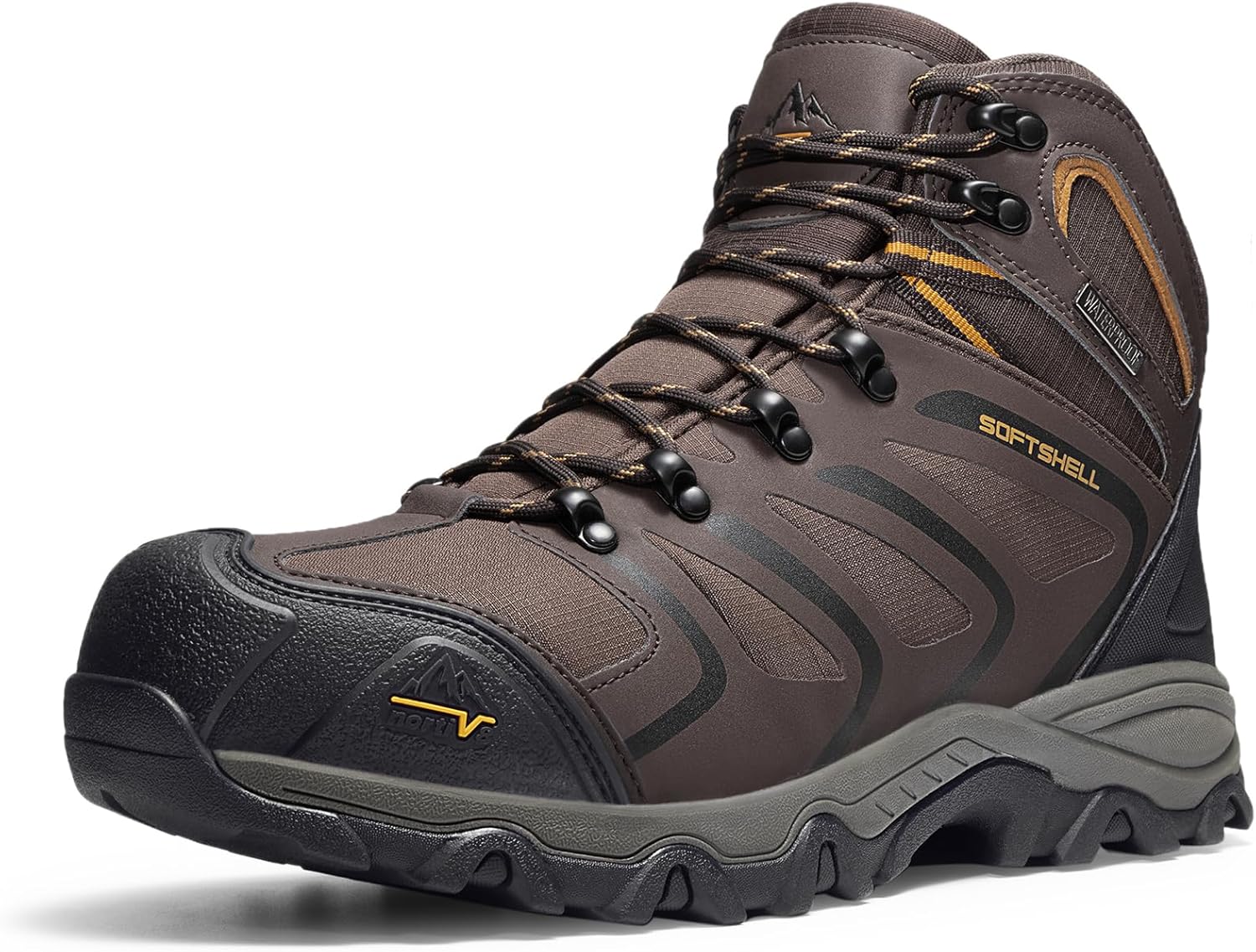 Detalle de NORTIV 8 scarponi da trekking uomo impermeabili: comfort e antiscivolo per escursioni
