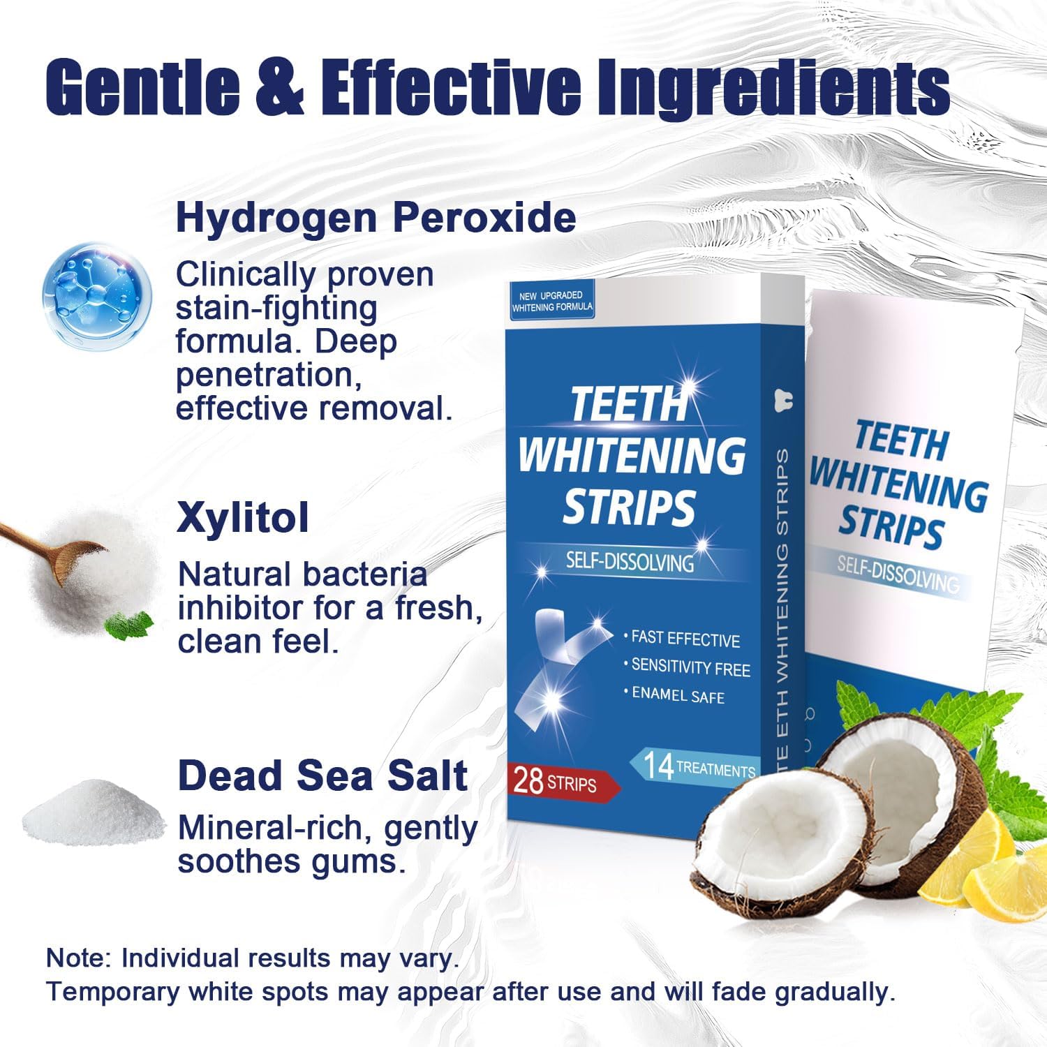 Detalle 2 de KAKUJ Teeth Whitening Strips 14 Treatments