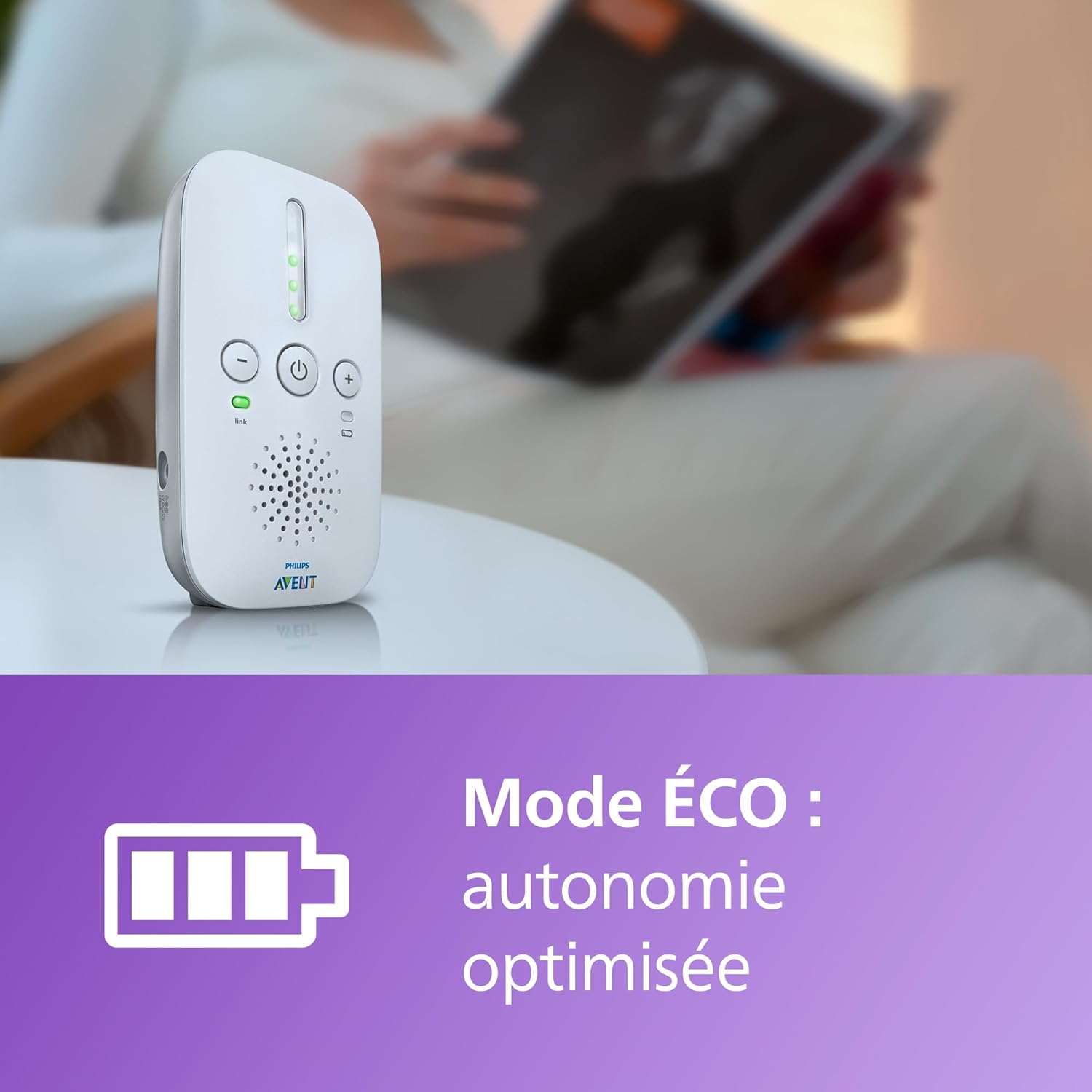 Thumbnail 2 de Philips Avent Écoute-bébé DECT 330 m ⏰