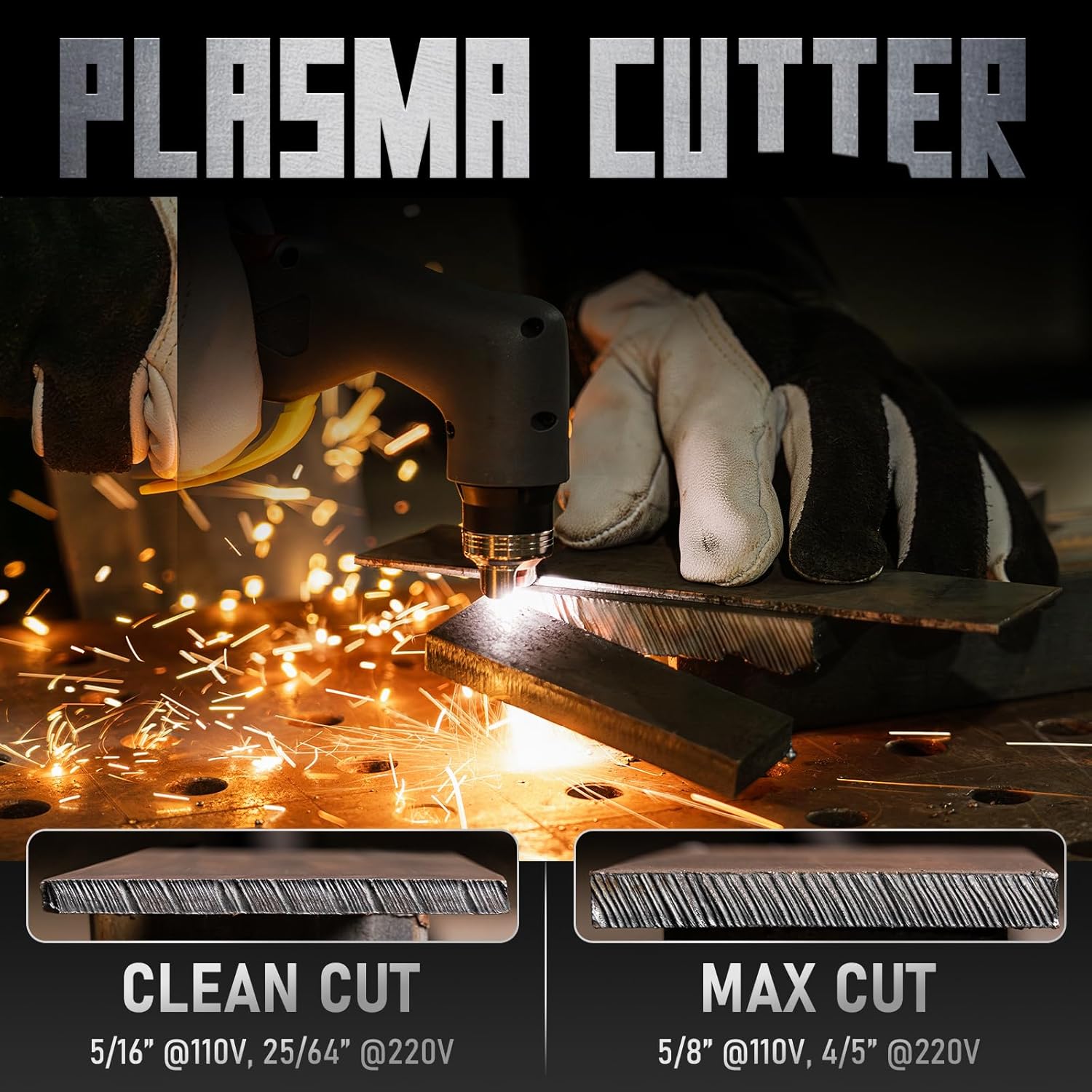 Thumbnail 3 de YESWELDER CUT-55DS PRO 55 Amp Non-High Frequency Plasma Cutter (Non-Touch Pilot Arc, Digital DC Inverter, 110/220V)