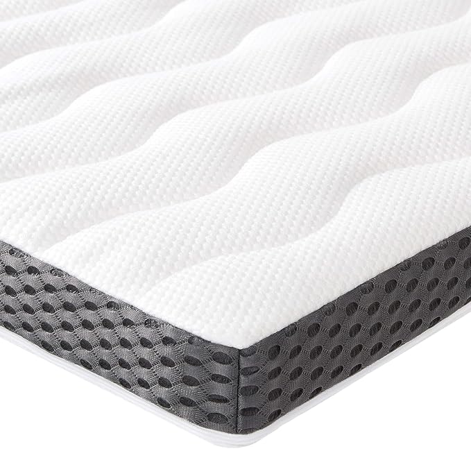 Detalle de Amazon Basics Colchón Viscoelástico Topper 90x190 cm