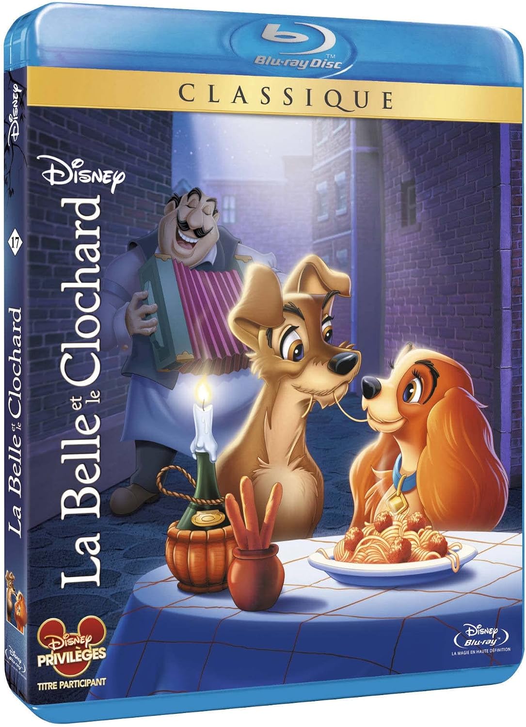 Detalle de Disney La Belle et le Clochard en Blu-Ray