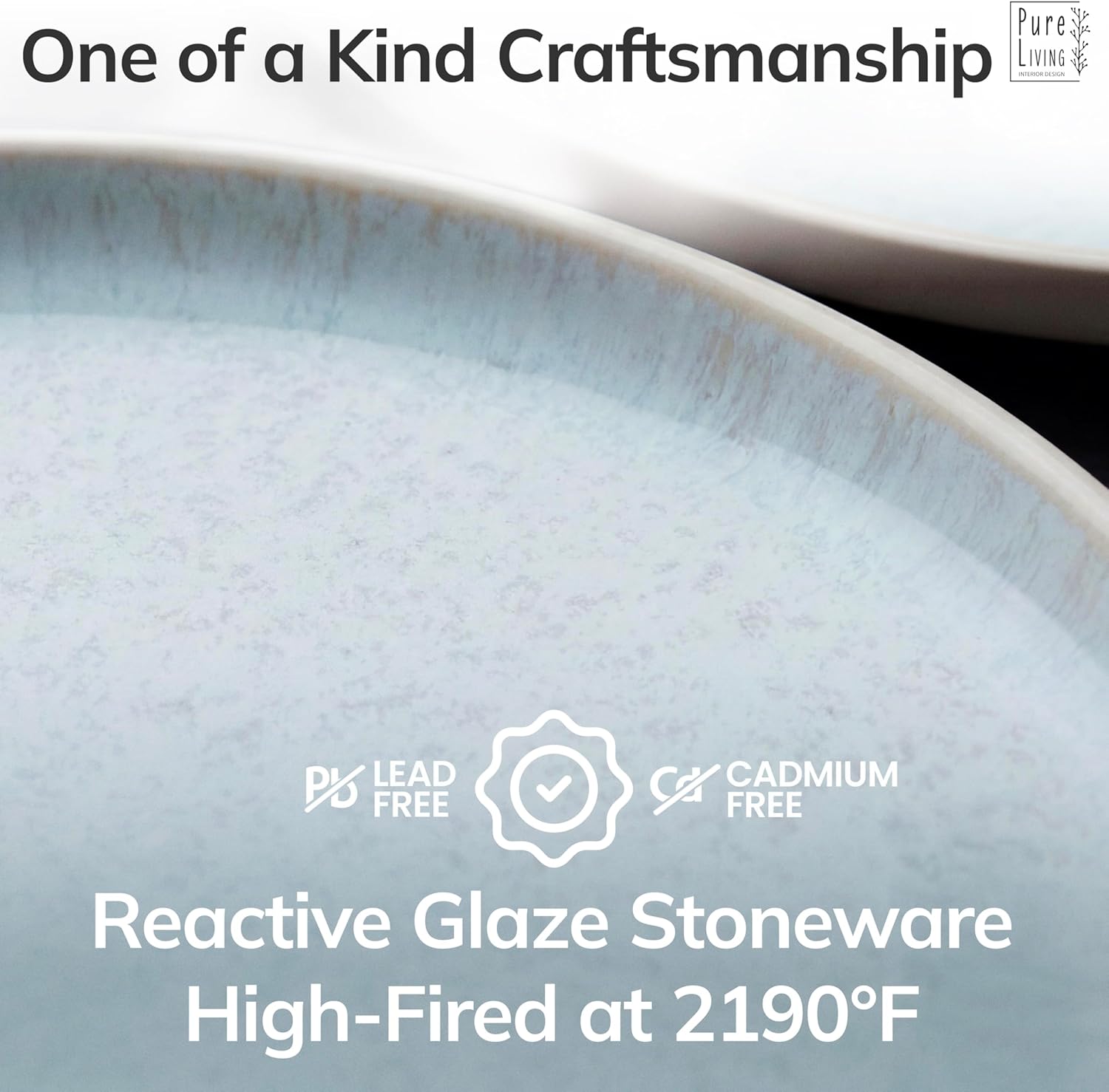 Thumbnail 4 de Stoneware dinnerware set 24 pcs 🍽