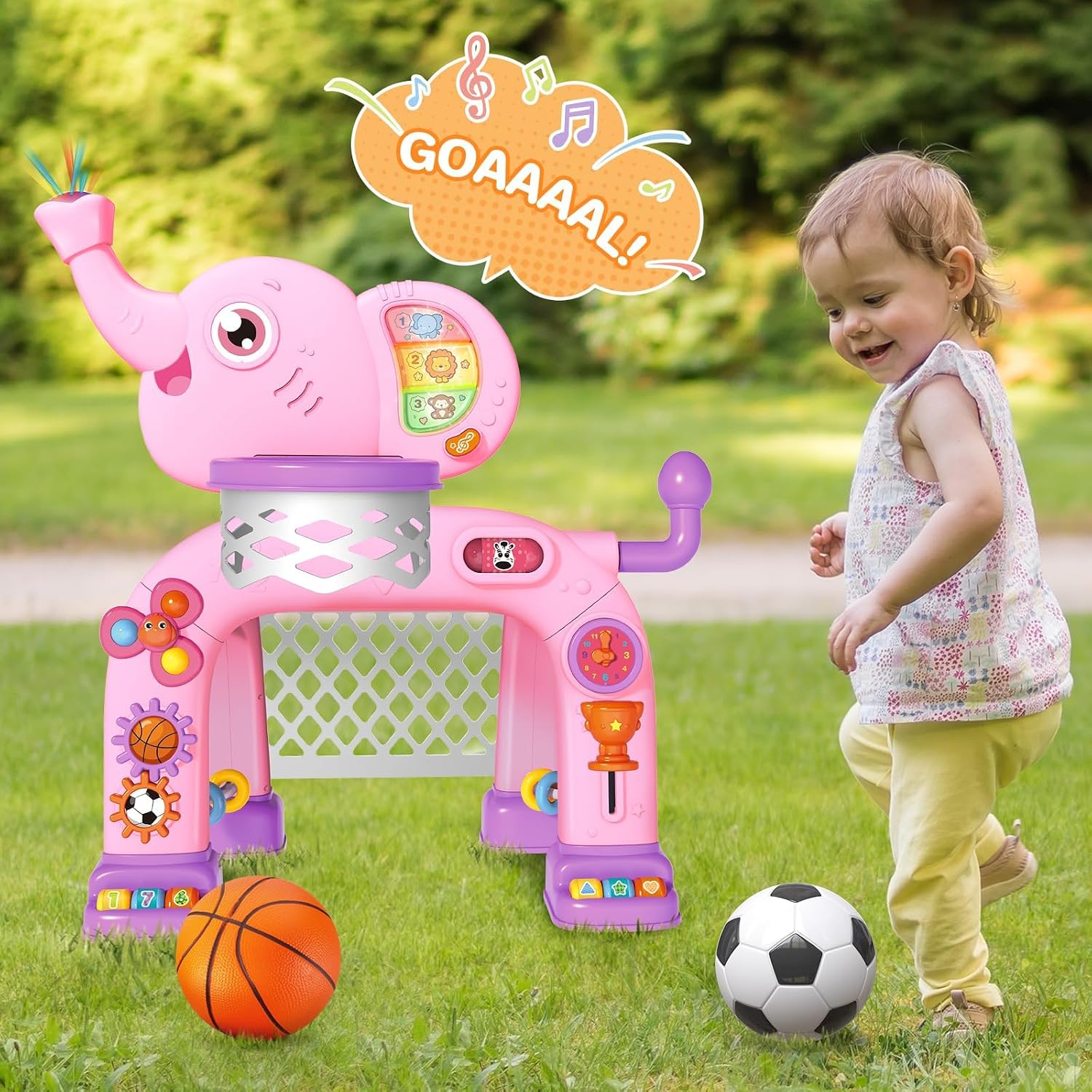 Thumbnail 6 de Shemira 2-in-1 Toddler Sports Hoop Toy