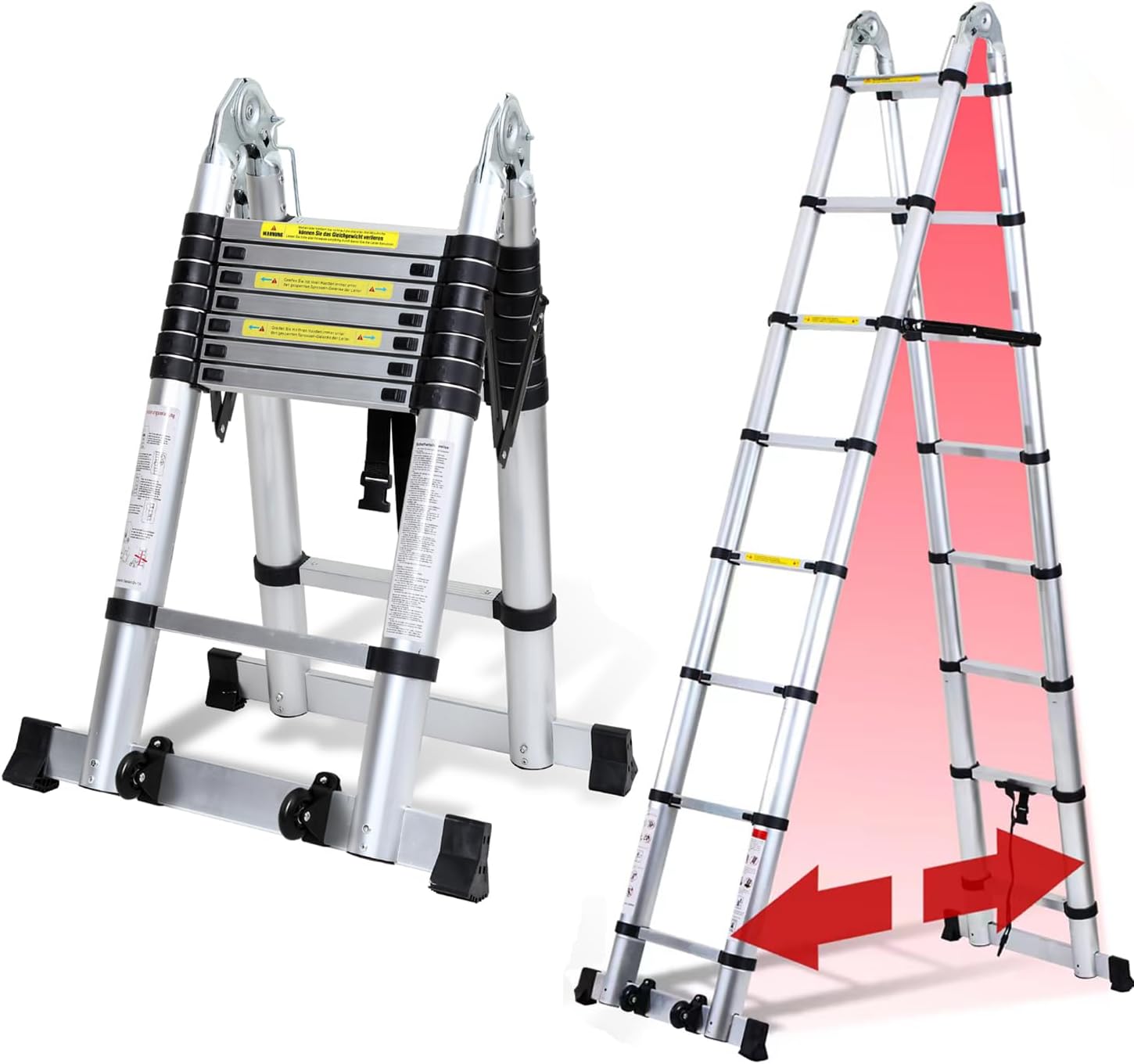 Joparri Teleskopleiter Aluminium 5 m