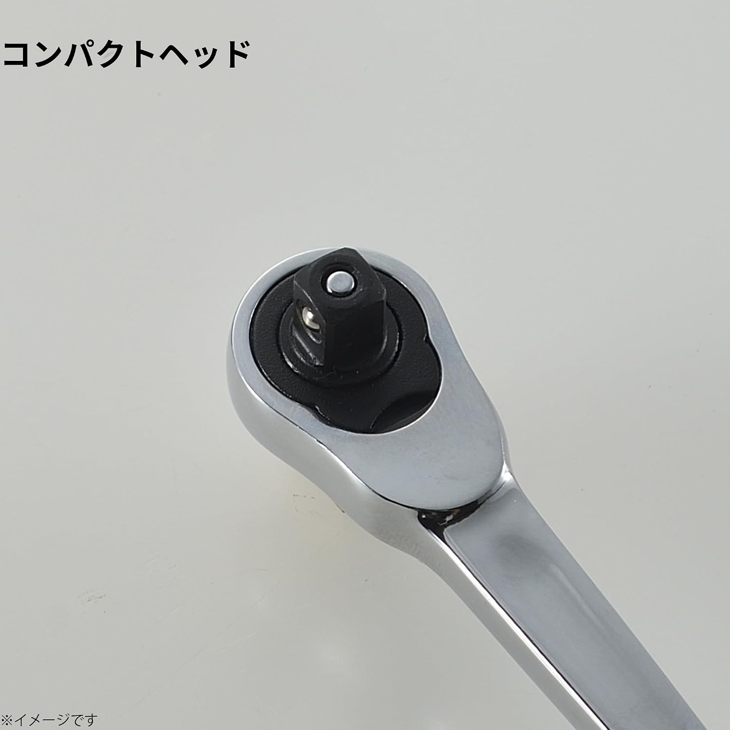 Detalle de 高儀 RH2COSL コンパクトスリムラチェットハンドル 差込角6.35mm・60山・送り角度6°