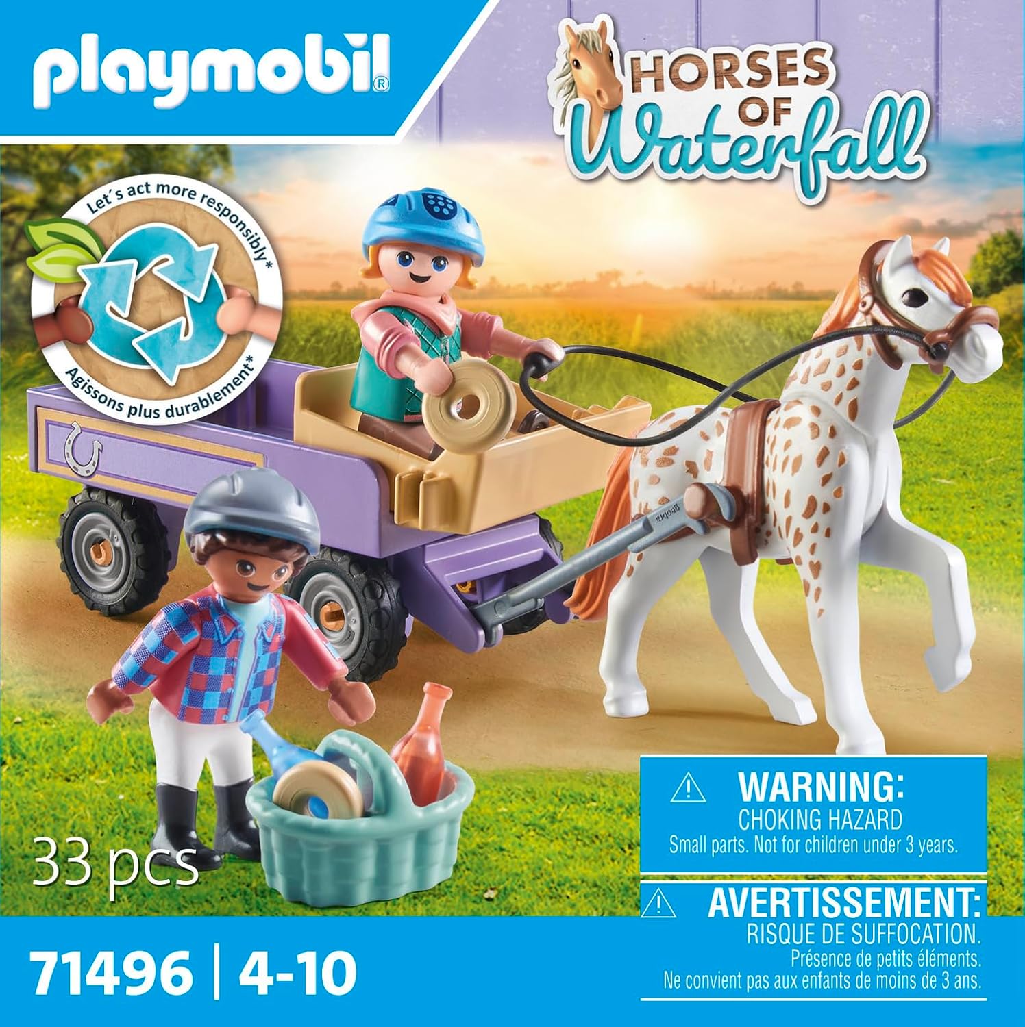 Detalle 2 de PLAYMOBIL 71496 Ponykutsche 4 đŽ