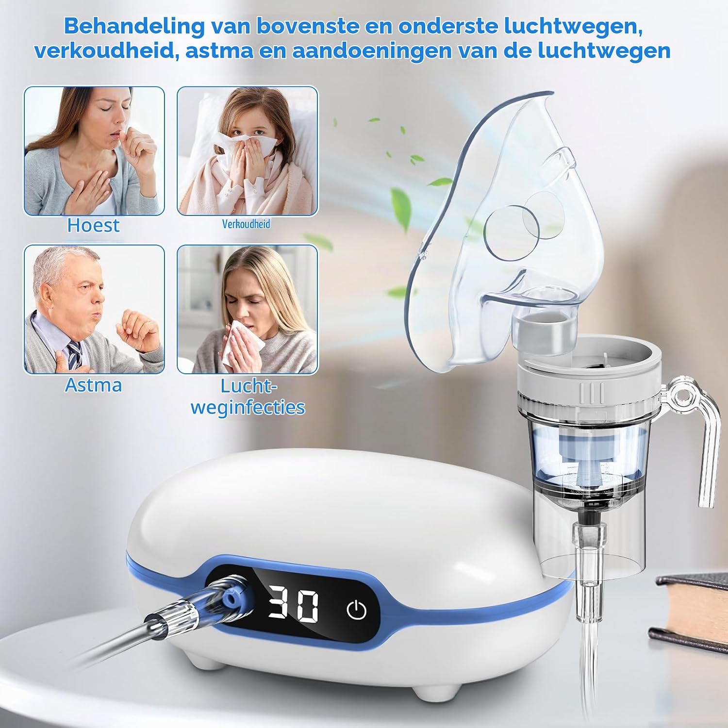 Thumbnail 6 de Sentasi CNB69010 compressorvernevelaar met timer en instelbare nevel