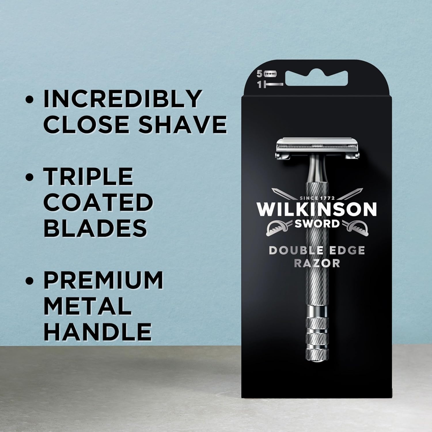 Detalle de Wilkinson Sword Coffret Cadeau Homme – Collection Rasage Classique