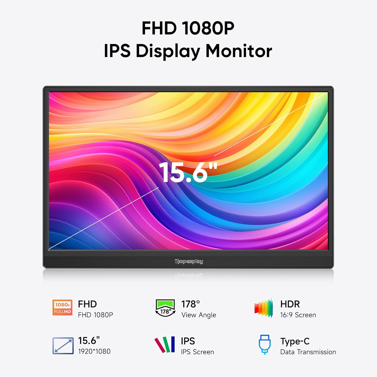 Thumbnail 2 de Dopesplay Portable Monitor 15.6" 1080p travel screen