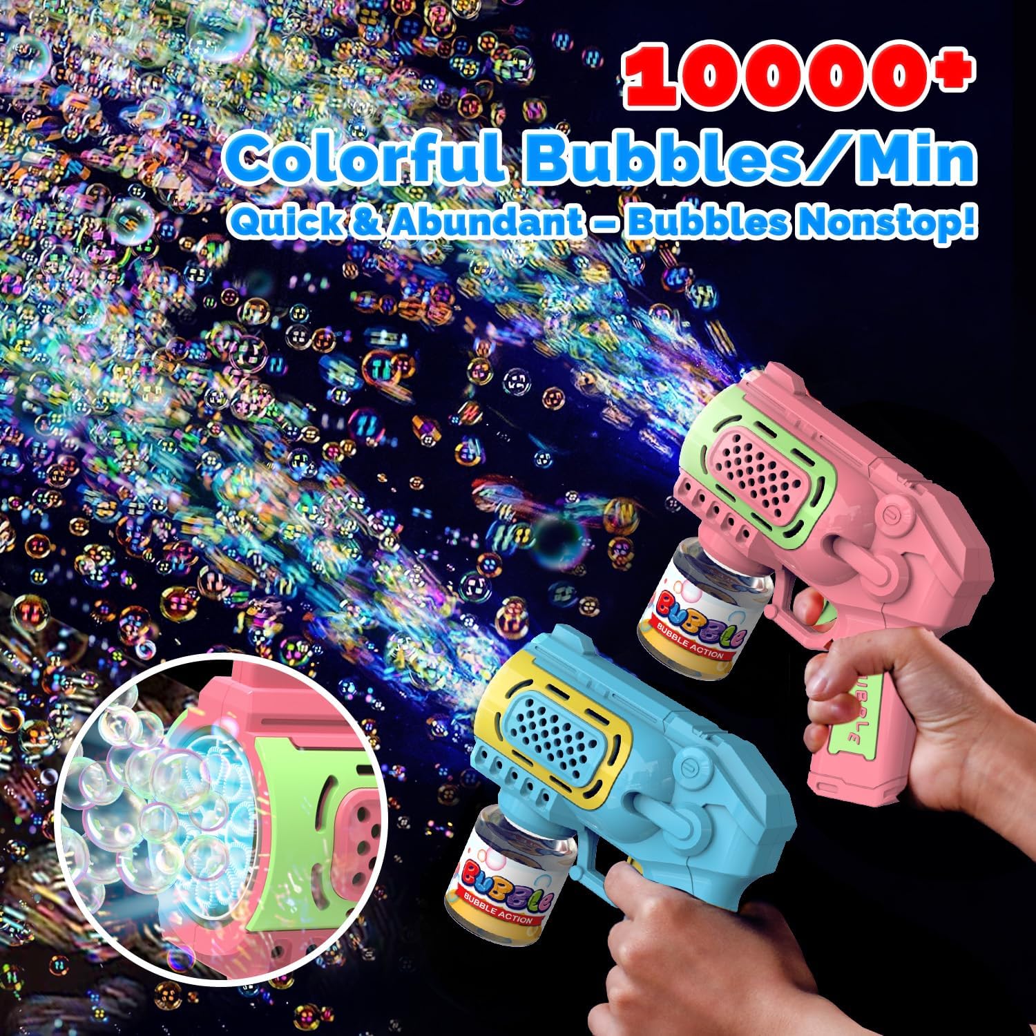 Detalle 2 de EagleStone Bubble Gun 10,000 Bubbles/min