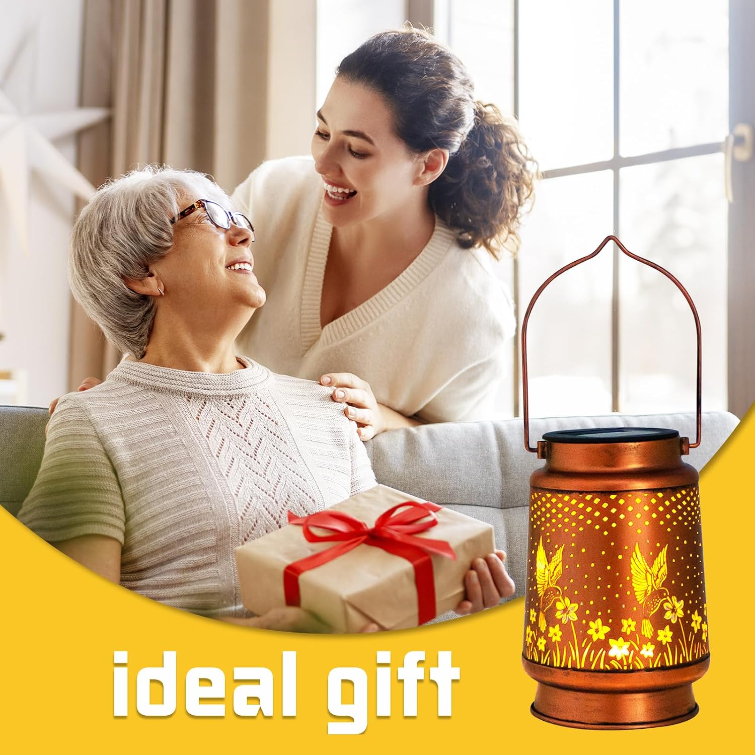 Thumbnail 4 de Hummingbird Garden Solar Lanterns for Mum 🌼