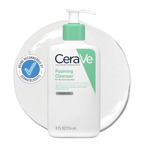 Detalle de CeraVe Foaming Cleanser with Niacinamide for Normal to Oily Skin – 236ml