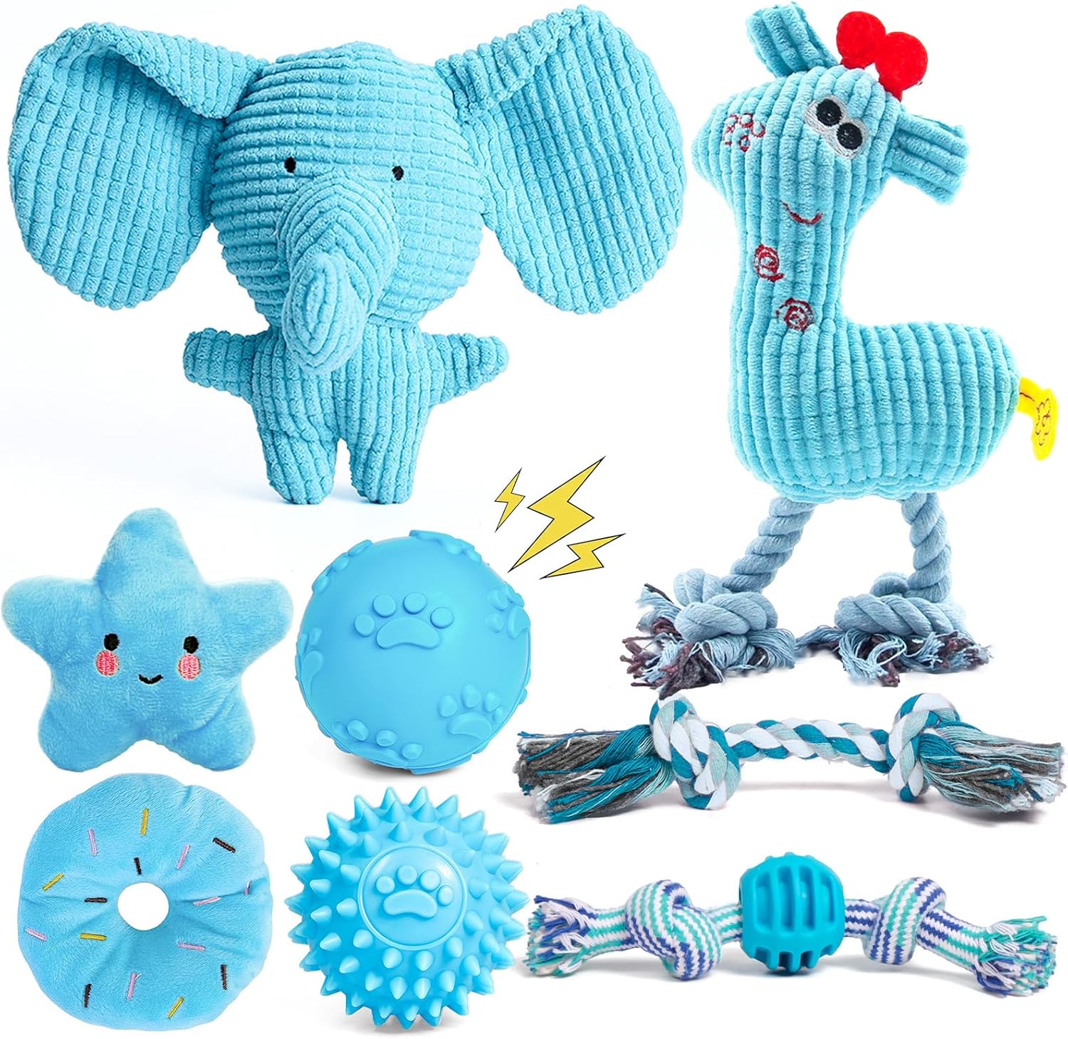 Detalle de 2TRUL 8 Pack Puppy Teething Toys
