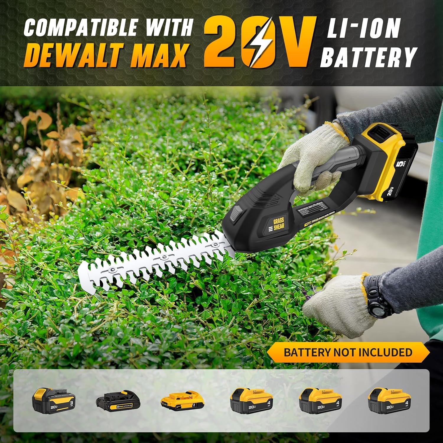 Thumbnail 1 de VERVEWAVE Cordless Hedge Trimmer, 2-in-1