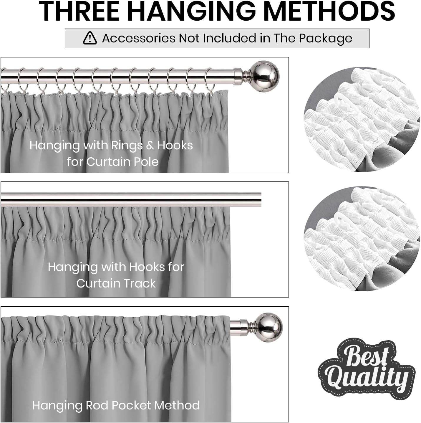 Thumbnail 2 de Aspire Homeware Blackout Curtains 90x72