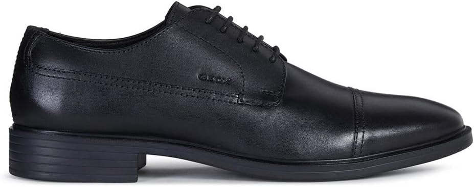 Thumbnail 3 de Geox U Gladwin B : chaussures homme en cuir lisse et doublure textile