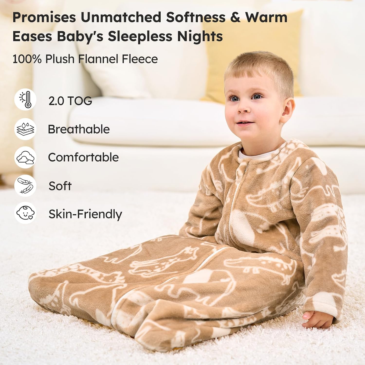 Detalle de Unnivoll Baby Sleep Sack, 18–24 Months