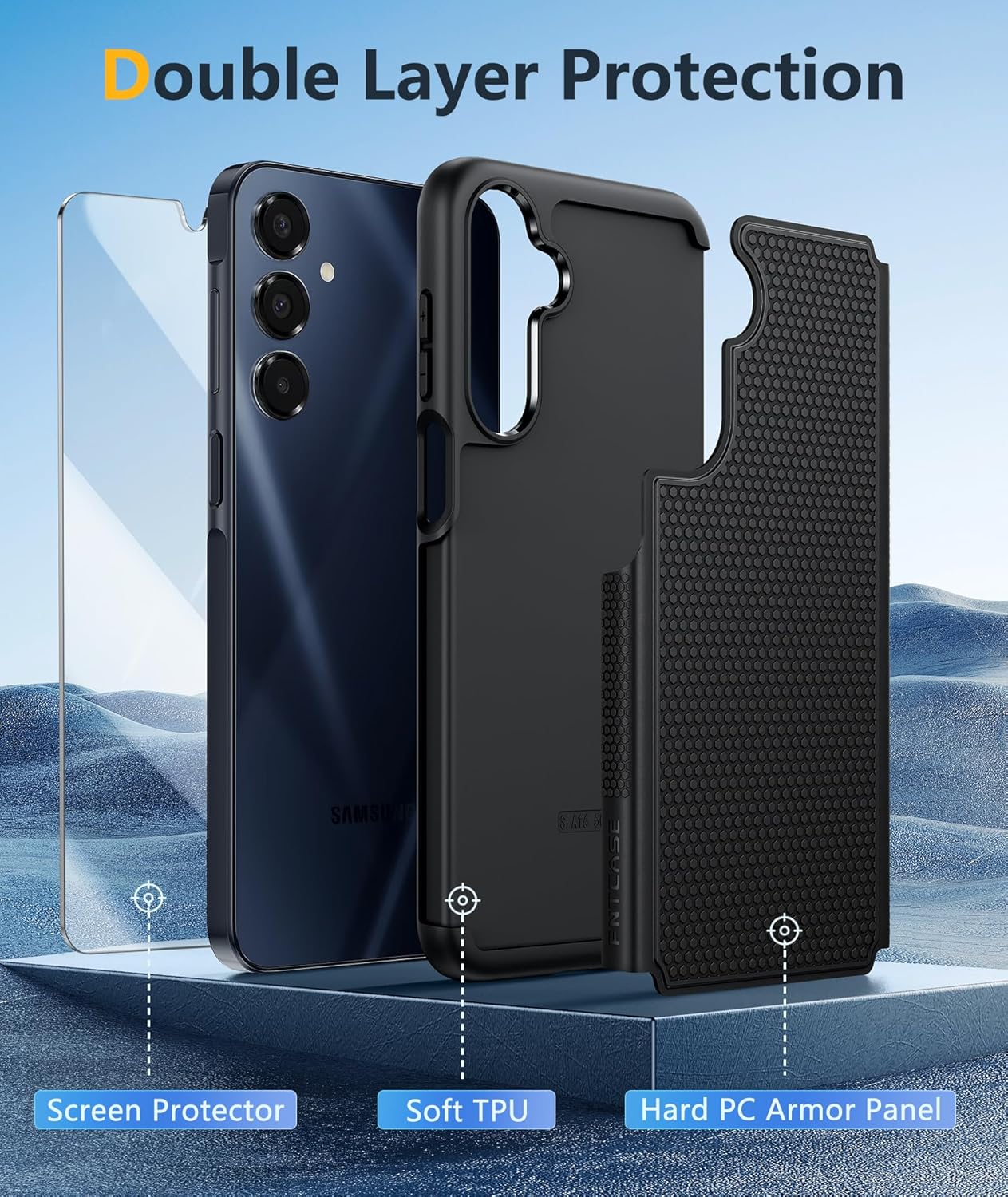 Thumbnail 3 de FNTCASE Samsung A17/A16 rugged phone case