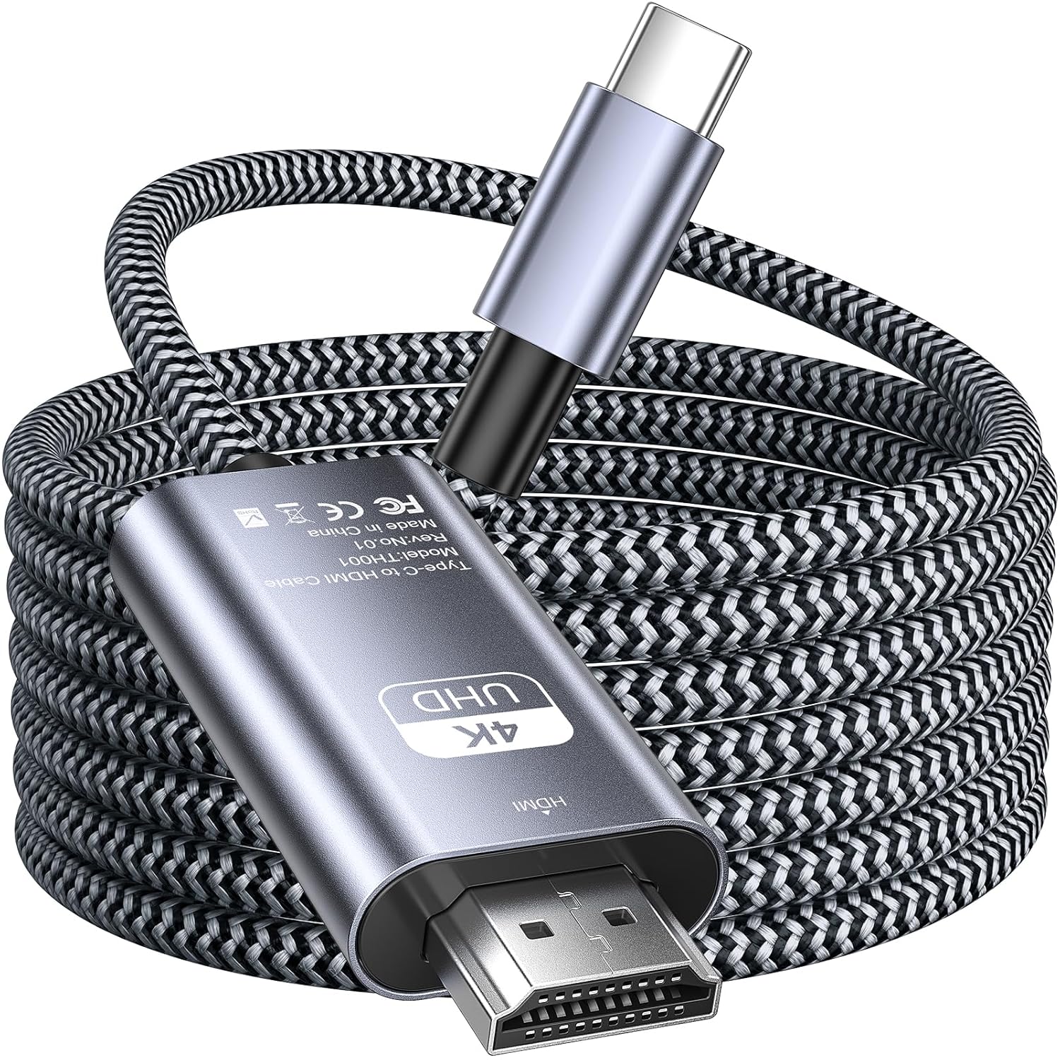 Thumbnail 6 de Siwket USB-C auf HDMI Kabel 4K@60Hz, 2 m – Thunderbolt 3 kompatibel