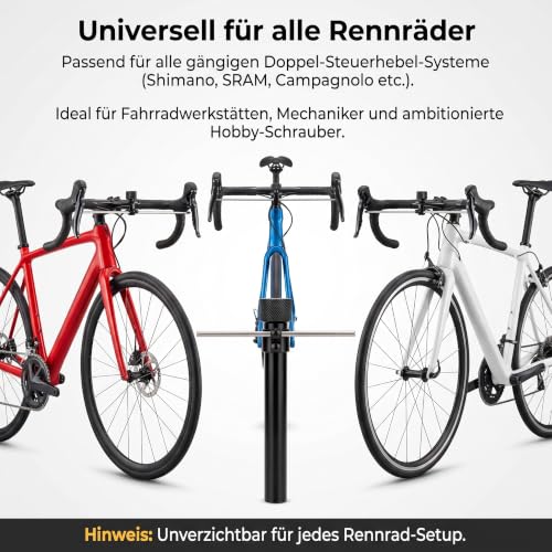 Detalle de PETSTIBLE Lenker-Symmetrie-Einsteller – präzises Ausrichtungswerkzeug für Fahrradhebel (schwarz)