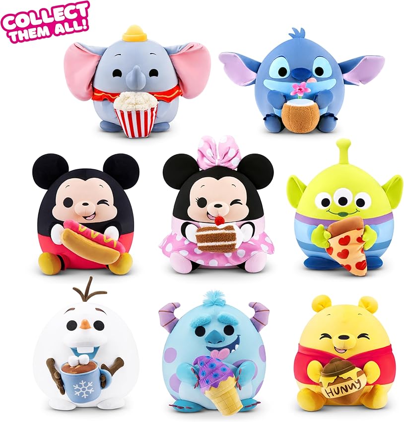 Detalle 2 de Snackles Peluche Minnie Disney ZURU 35 cm con accesorio de snacks