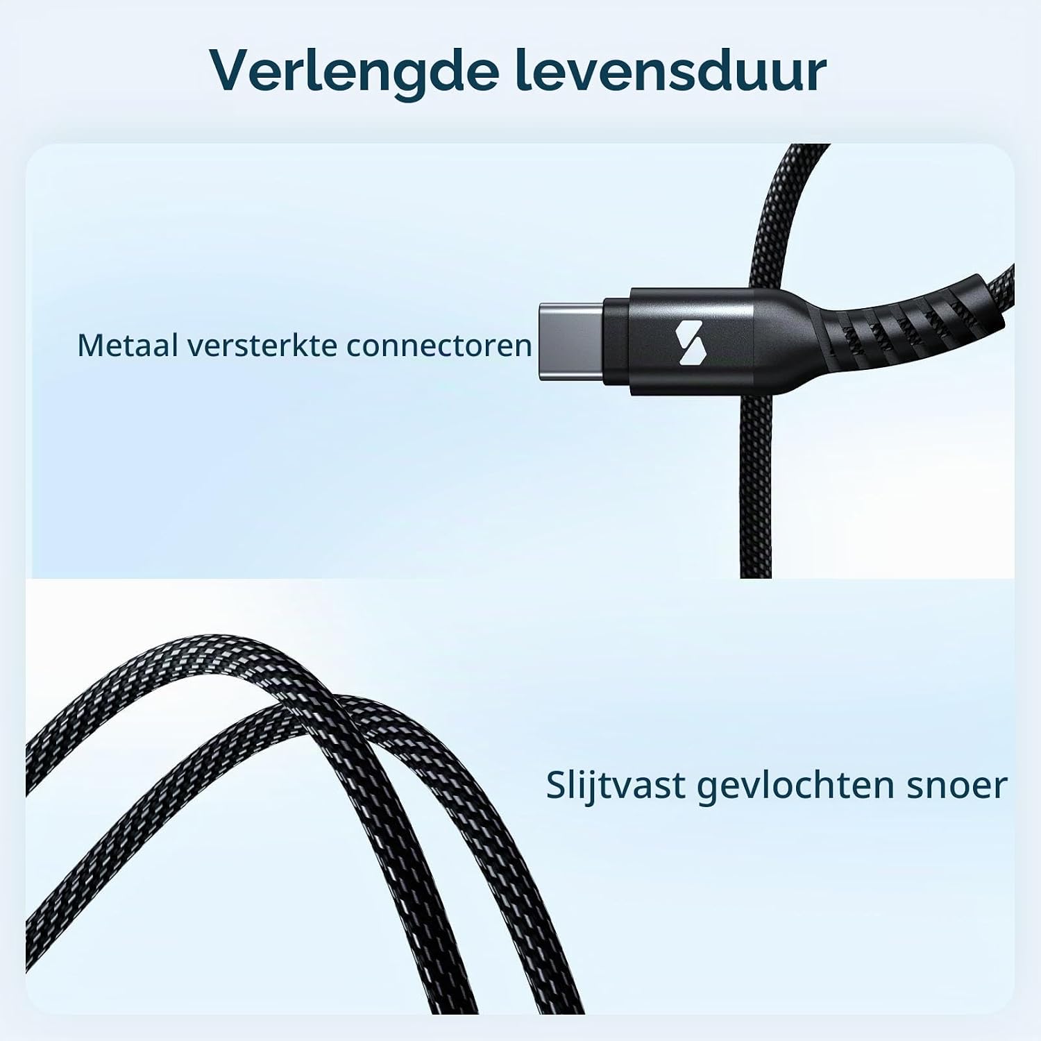 Thumbnail 4 de SMALLRIG 5079 3-in-1 USB-C-oplaadkabel, 100 W en USB 2.0-dataoverdracht