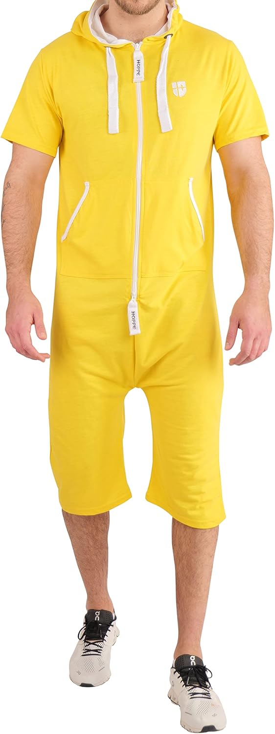 Thumbnail 1 de Gennadi Hoppe Herren Jumpsuit kurz – Overall Einteiler Jogger für den Sommer