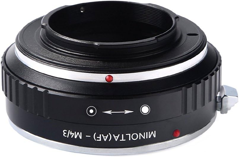 Detalle de K&F Concept Minolta(AF) M4/3 Objektiv Mount Adapter Ring – Metall, präzise, lichtdicht