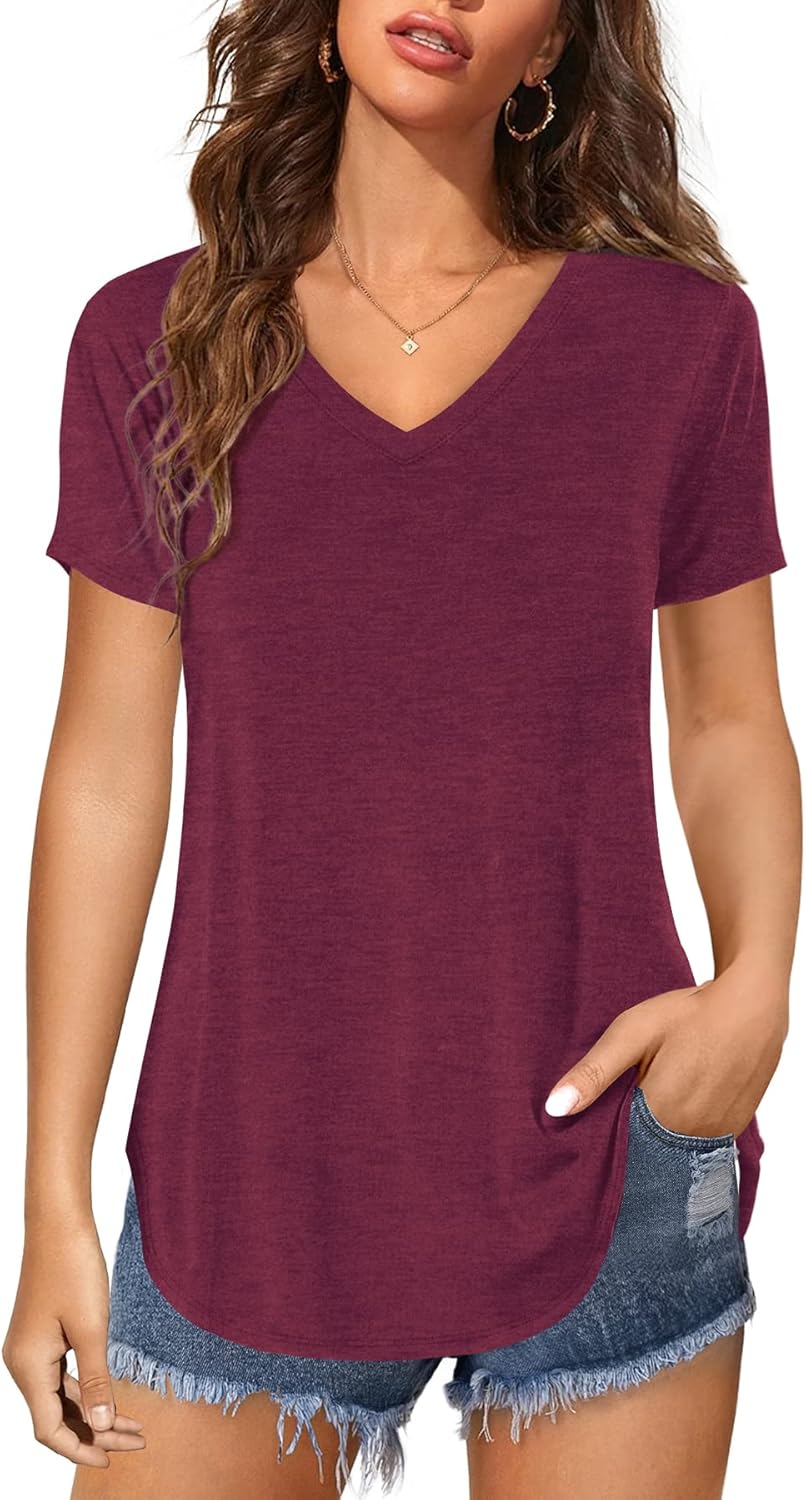 Thumbnail 6 de Florboom Women’s Henley Neck Long Sleeve Casual T-Shirt Blouses