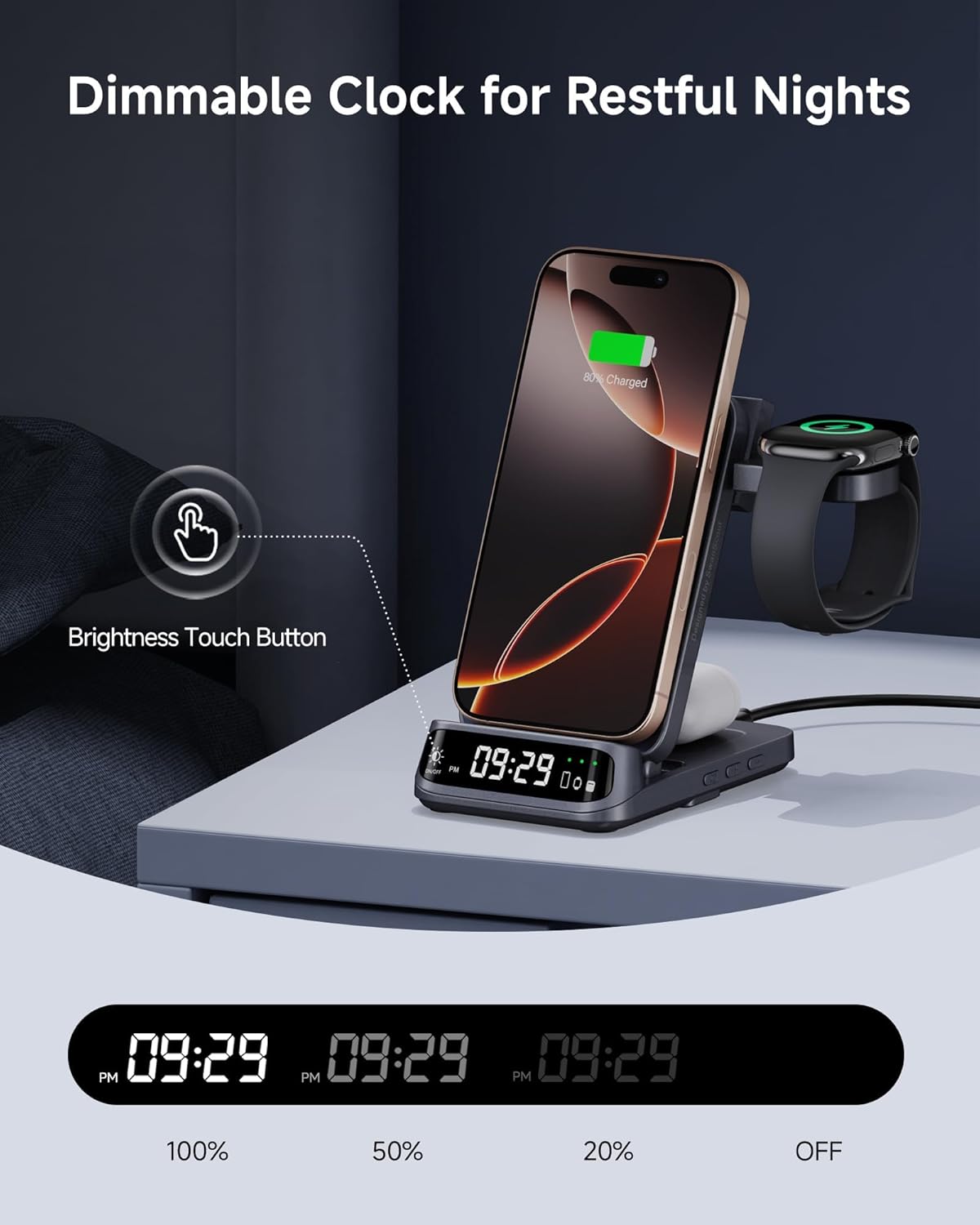 Thumbnail 3 de SwanScout 708A Caricatore Wireless 3 in 1