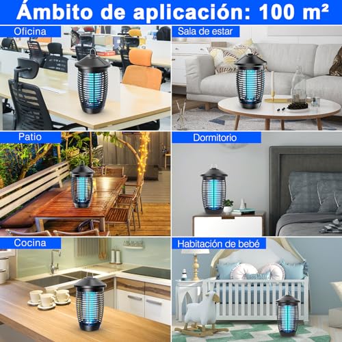 Thumbnail 6 de PALONE Lámpara Antimosquitos 4500V 20W UV – Protección eficaz para interior y exterior