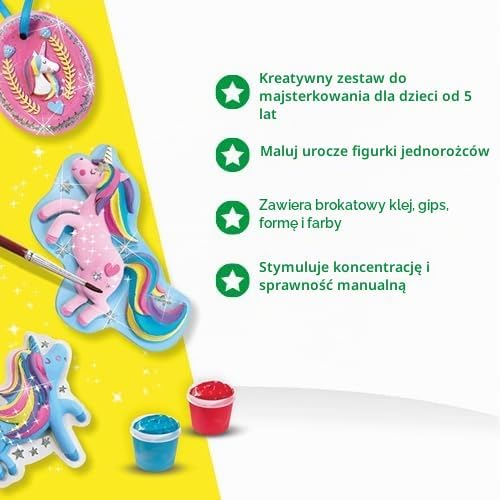 Detalle 2 de SES Creative 01359 – zestaw do odlewania i malowania gipsowych jednorożców