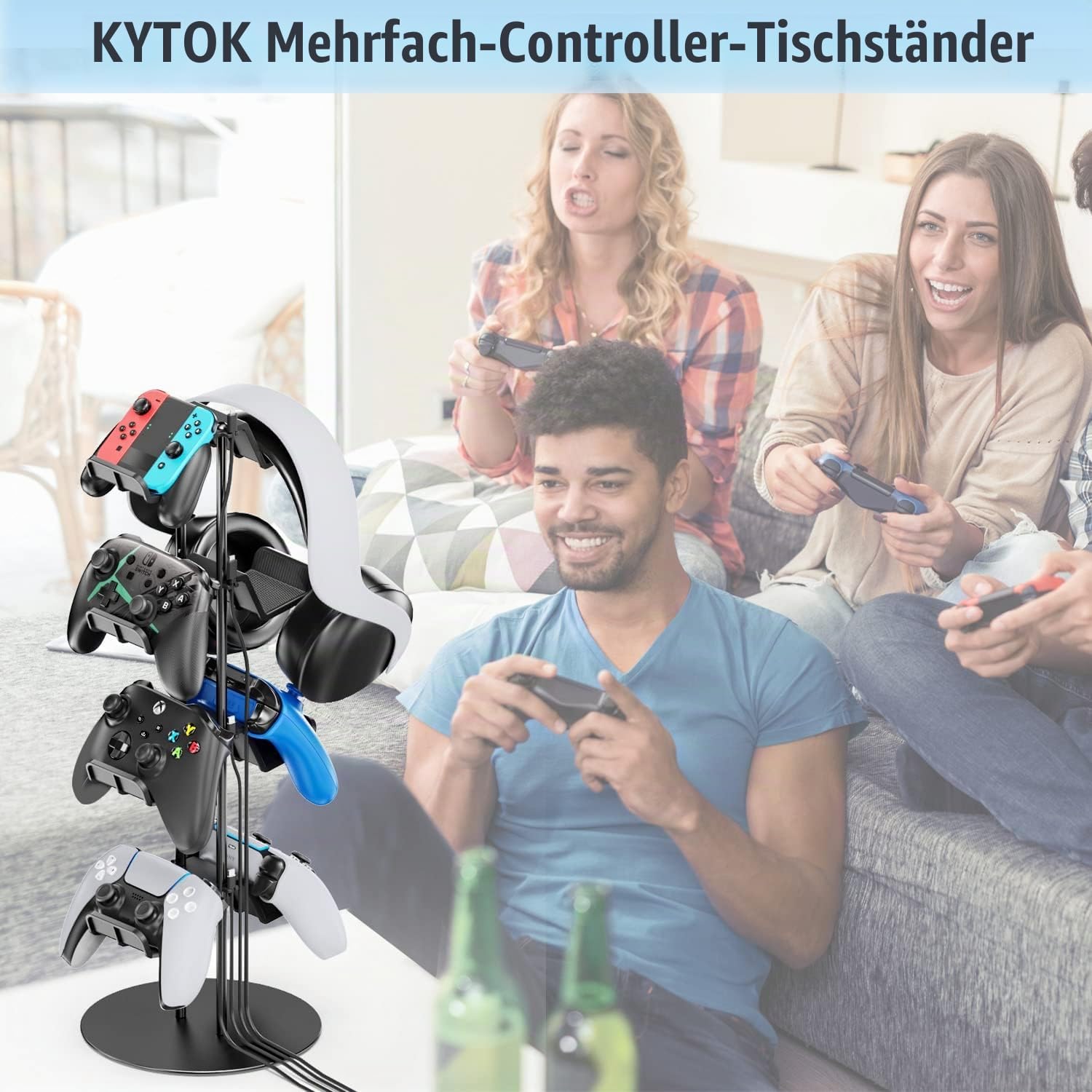 Thumbnail 6 de Gaming Deko Controller Halterung 4‑Stufen Organizer