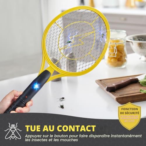 Thumbnail 2 de Lot de 2 tapettes à Mouches électriques GameXcel 4000 W, portables et LED – intérieur et extérieur