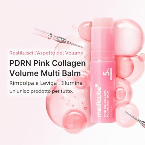 Thumbnail 1 de medicube PDRN Pink Collagen Volume Multi Balm Stick – Balsamo contorno viso e corpo con PDRN, Volufiline e NAD