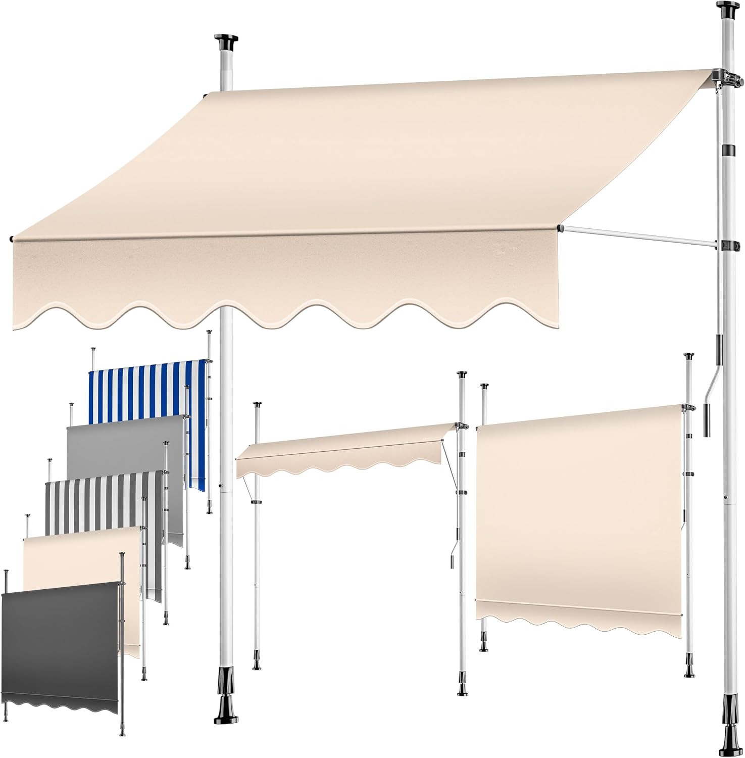 Detalle de KESSER® Klemmmarkise Balkon 150 cm