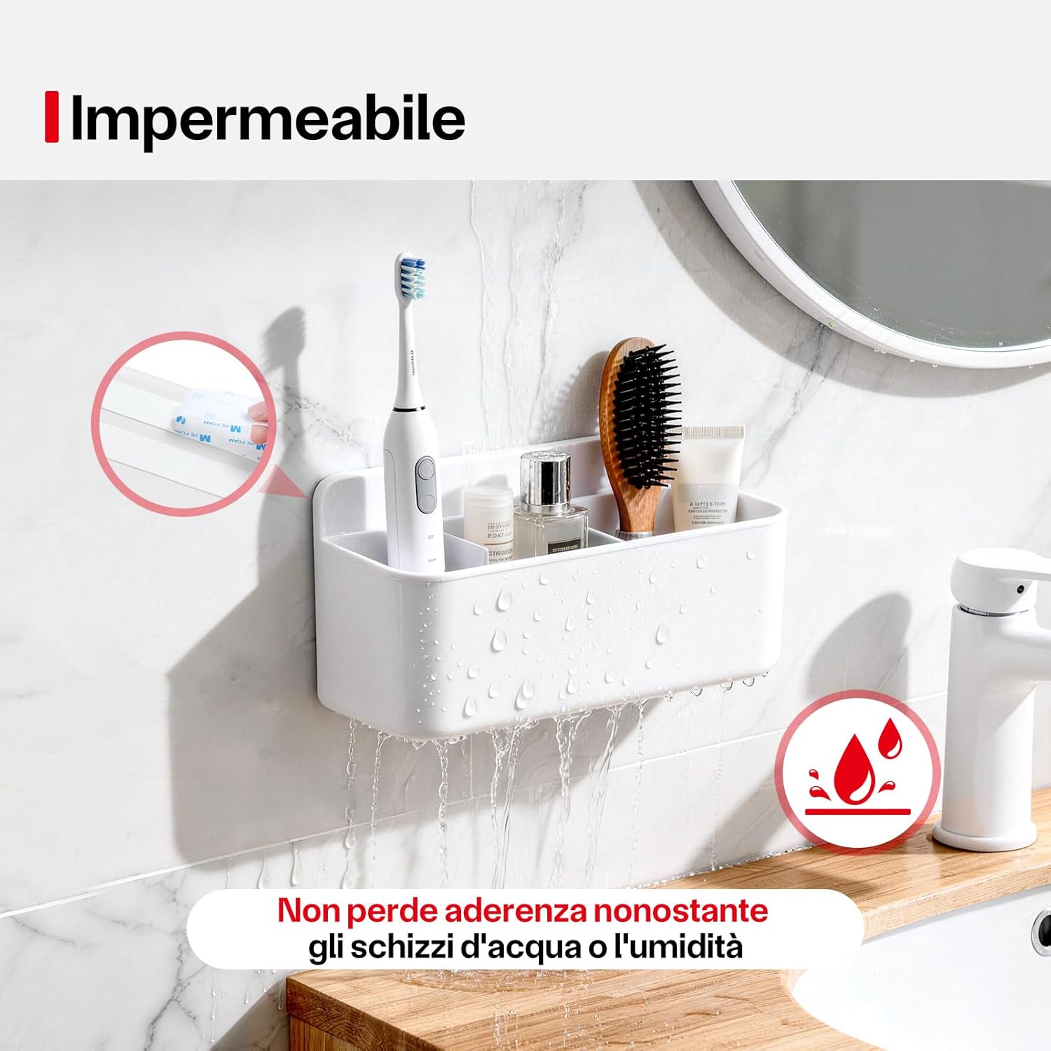 Thumbnail 4 de FIXCHORD 1600T PE Nastro biadesivo extra forte in schiuma PE 30 mm × 3 m