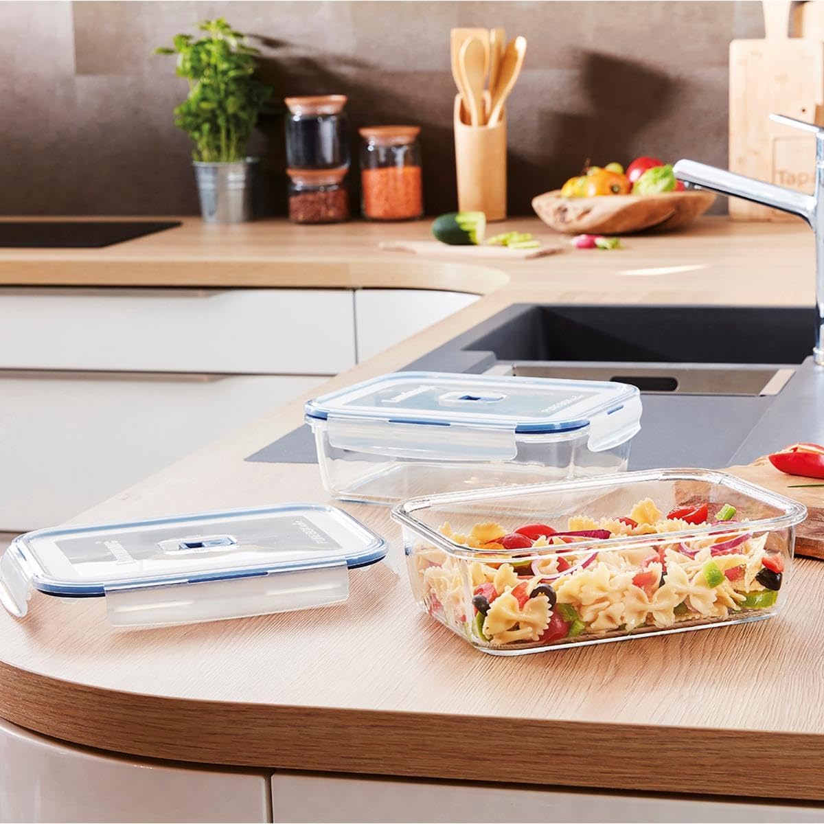 Detalle de Luminarc Pure Box Active - Recipiente Hermético Rectángulo 🍱