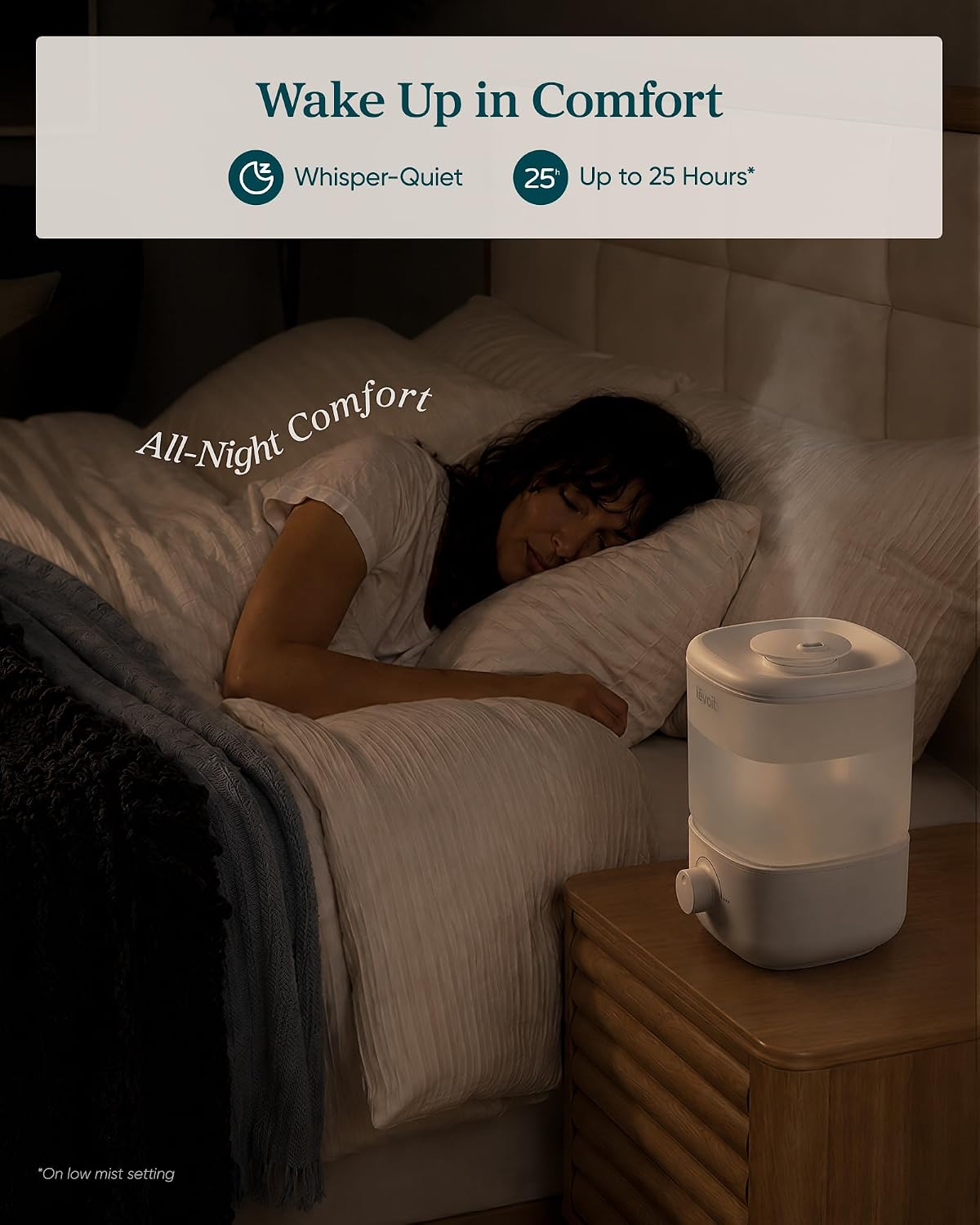 Thumbnail 3 de Levoit Humidifier 2.5L with 26dB Quiet Mist