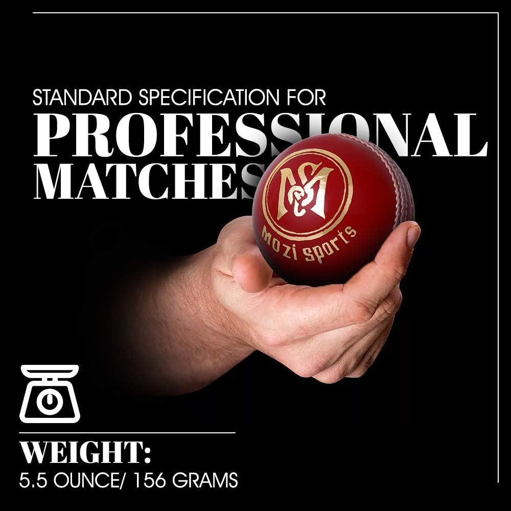 Thumbnail 1 de Mozi Sports Leather Cricket Ball 5.50oz