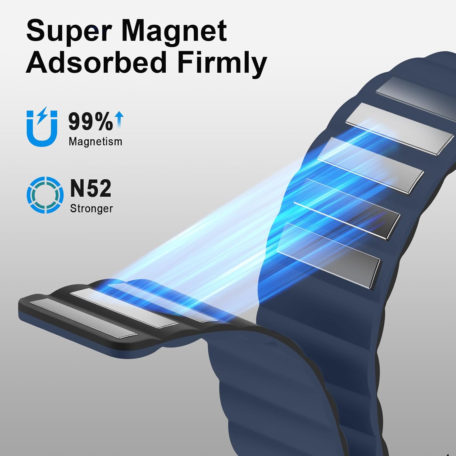 Thumbnail 3 de Magnetic straps 47mm for Samsung Watch Ultra