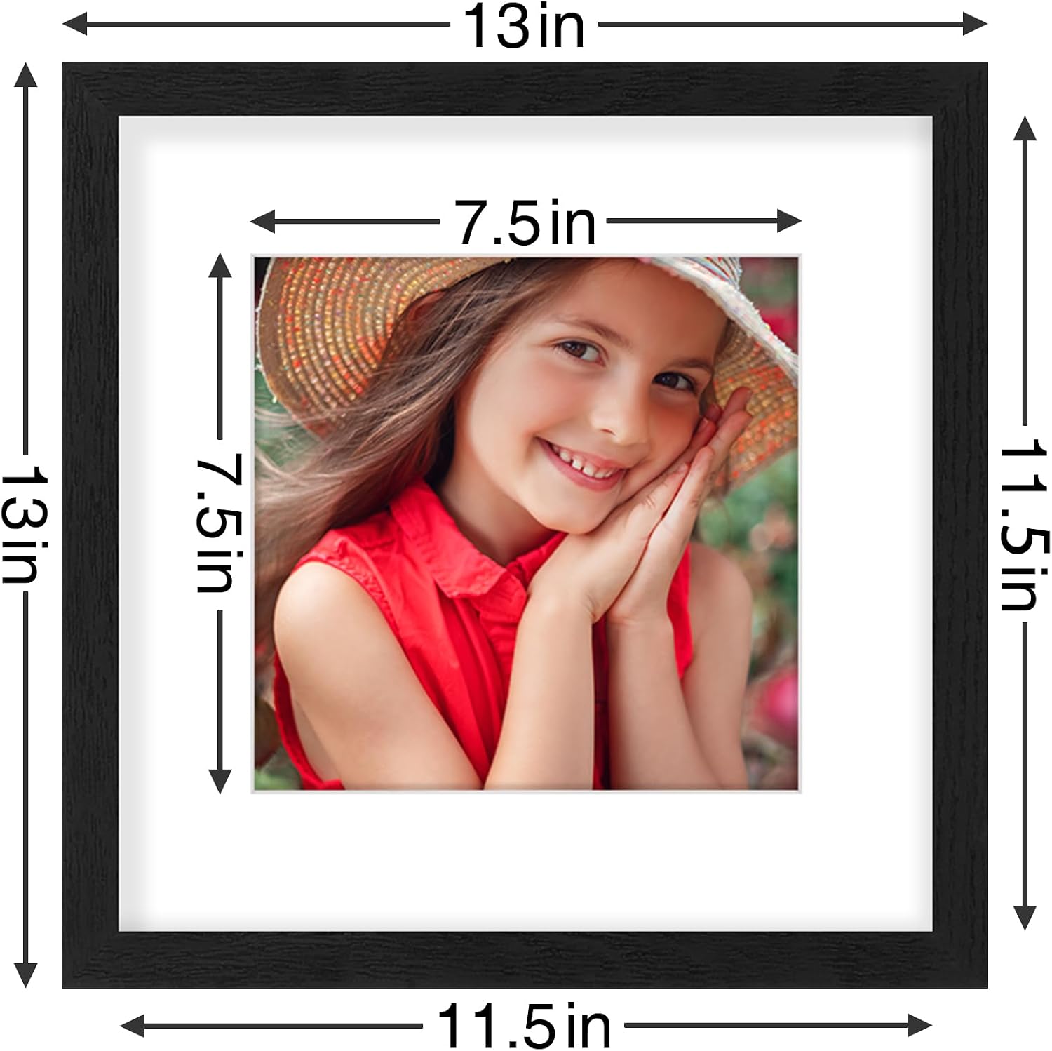 Detalle 2 de Vittanly 12x12 Picture Frames Set of 9 🖼